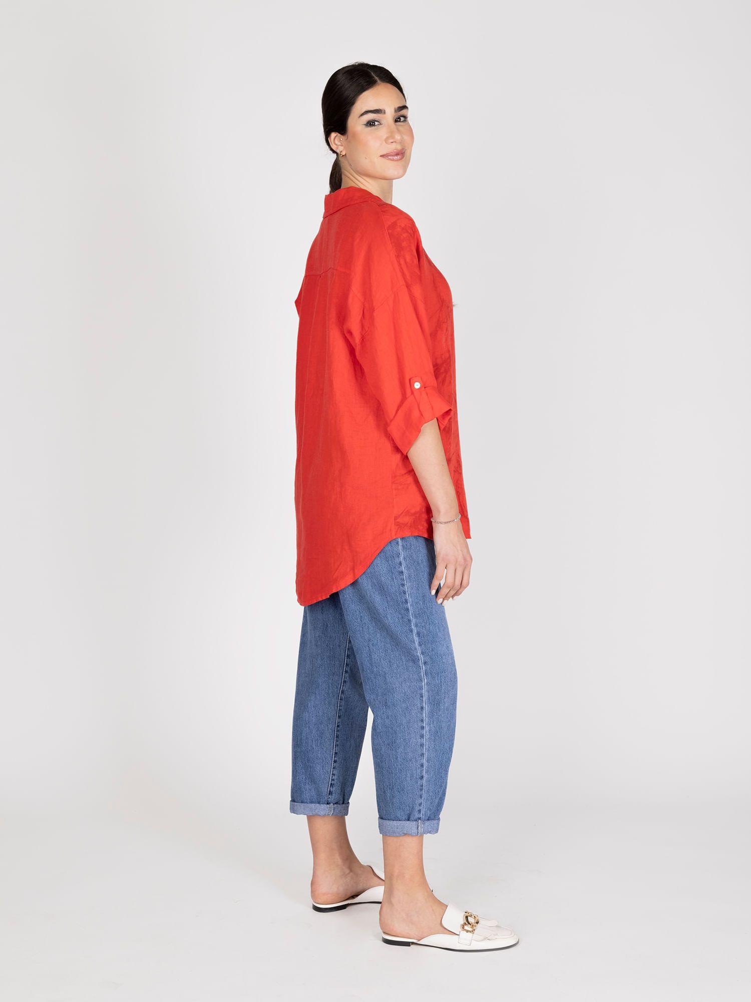 Blusa Rojo Lineatre-3