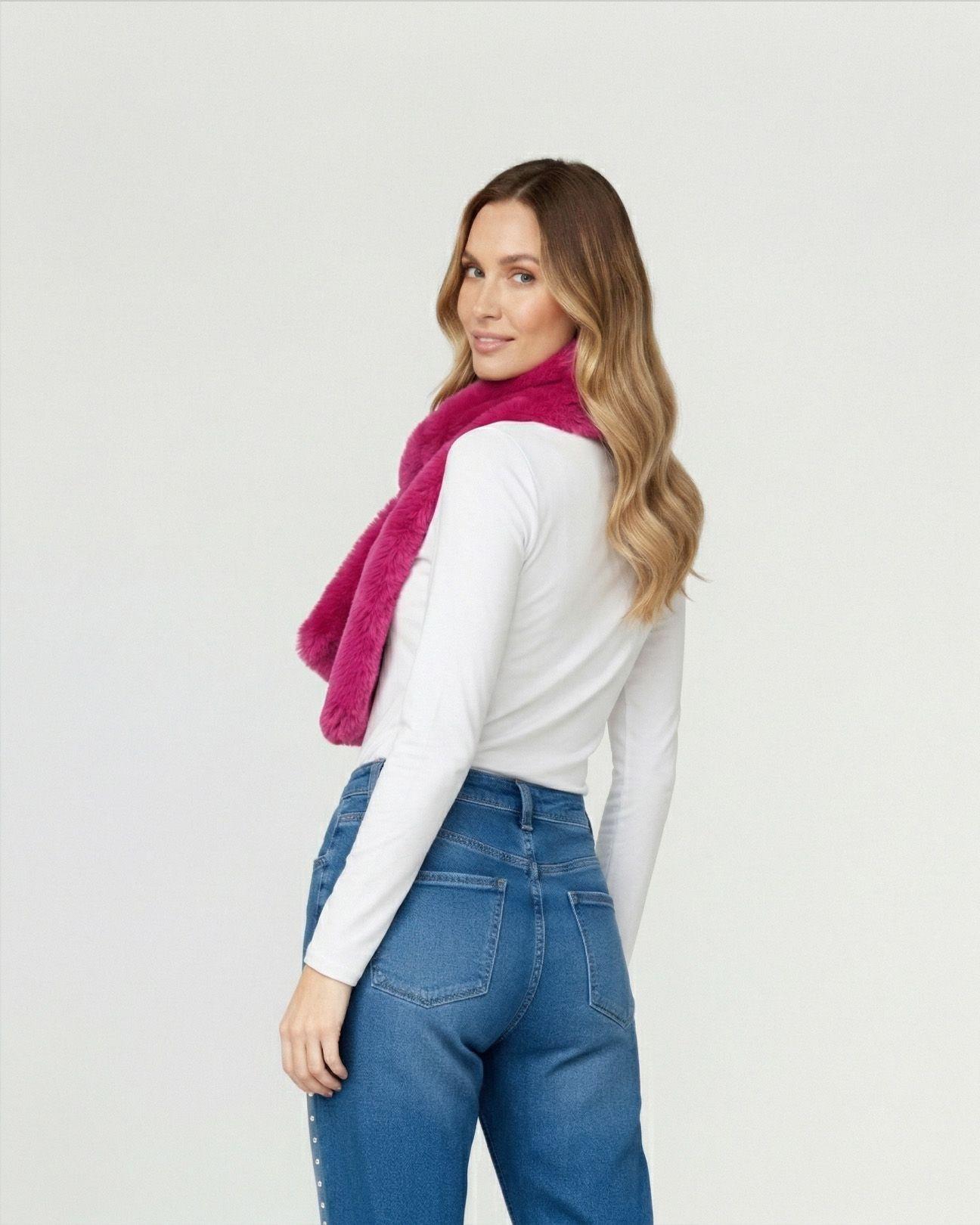 Cuello Mujer Stella Fucsia Lineatre-2