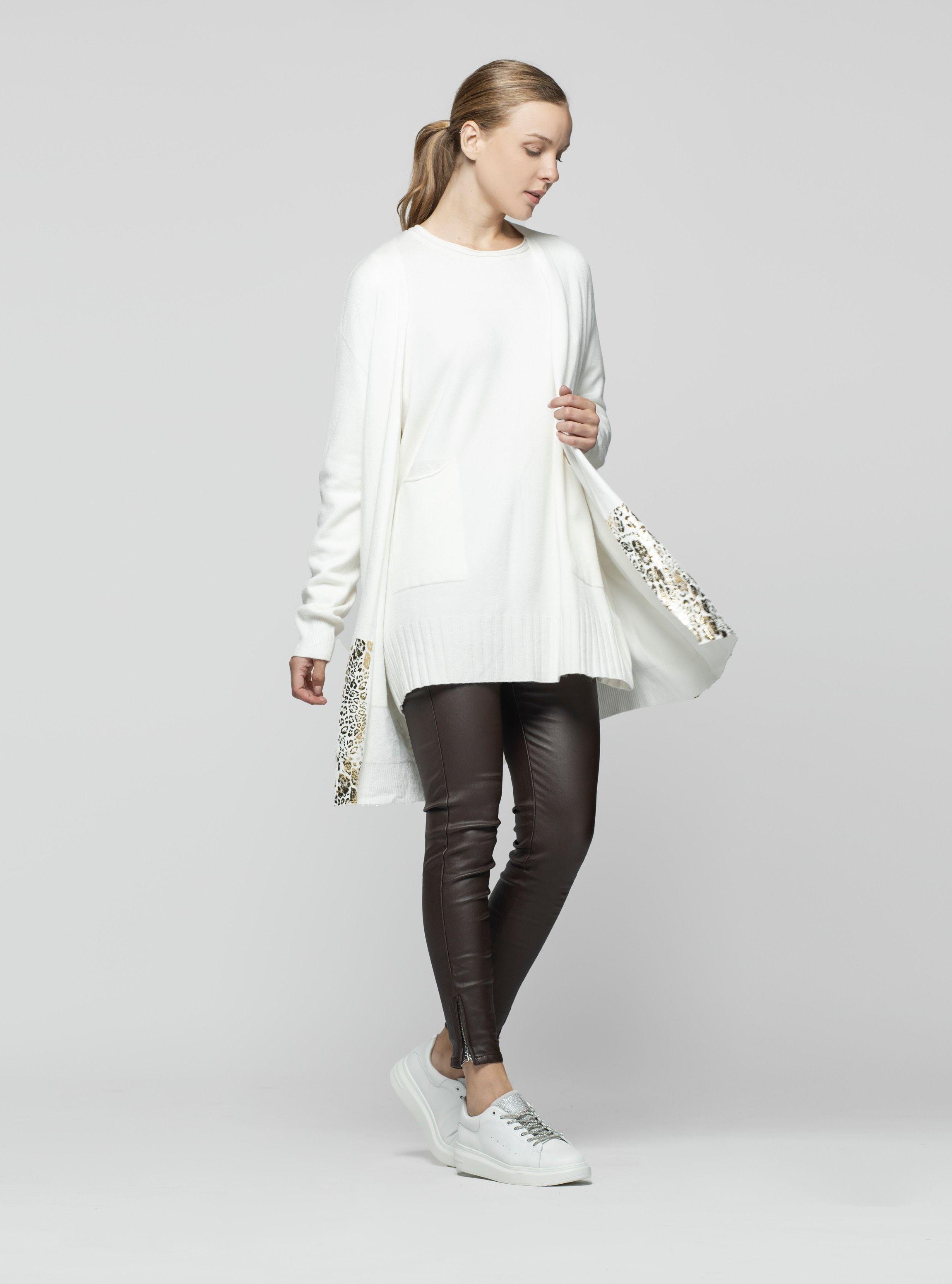 Sweater Mujer Ophira Blanco Lineatre-2