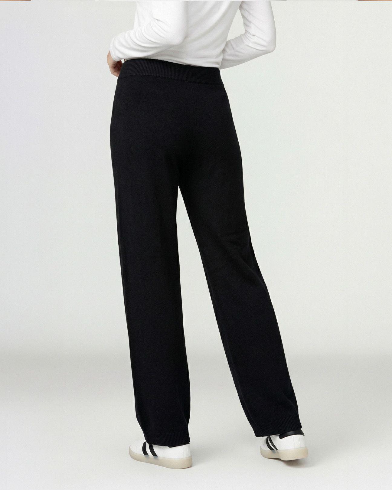 Pantalon Mujer Giovanna Regular Negro Lineatre-1