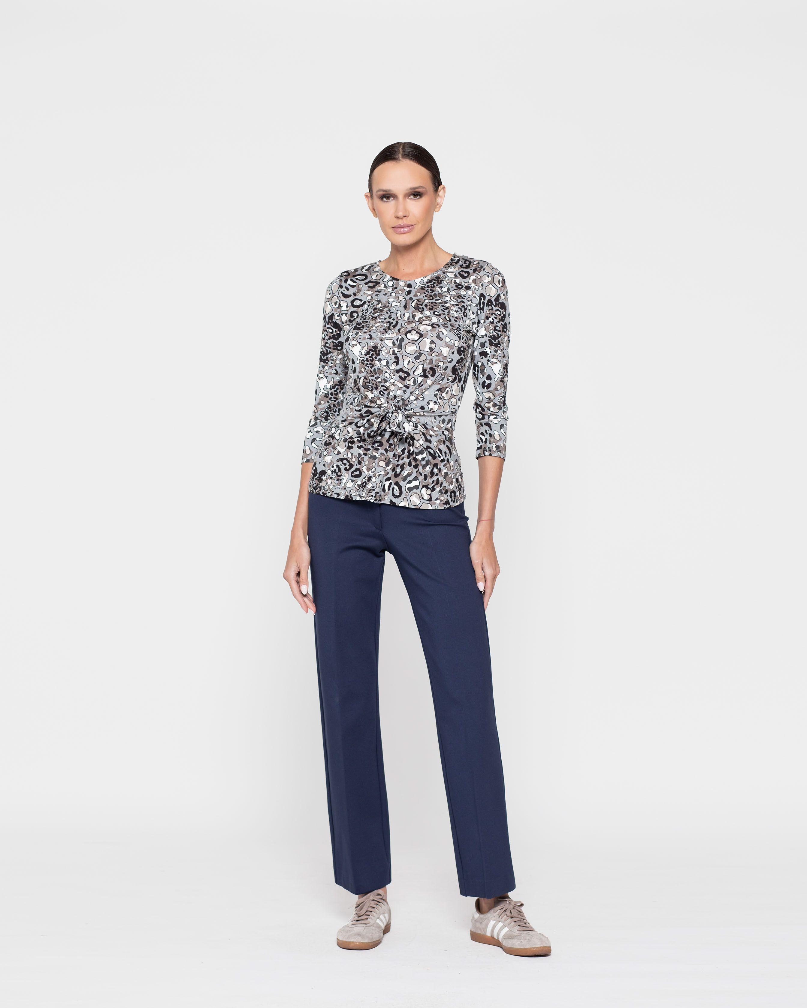 Polera Mujer Magnolia Gris Ludovica-0