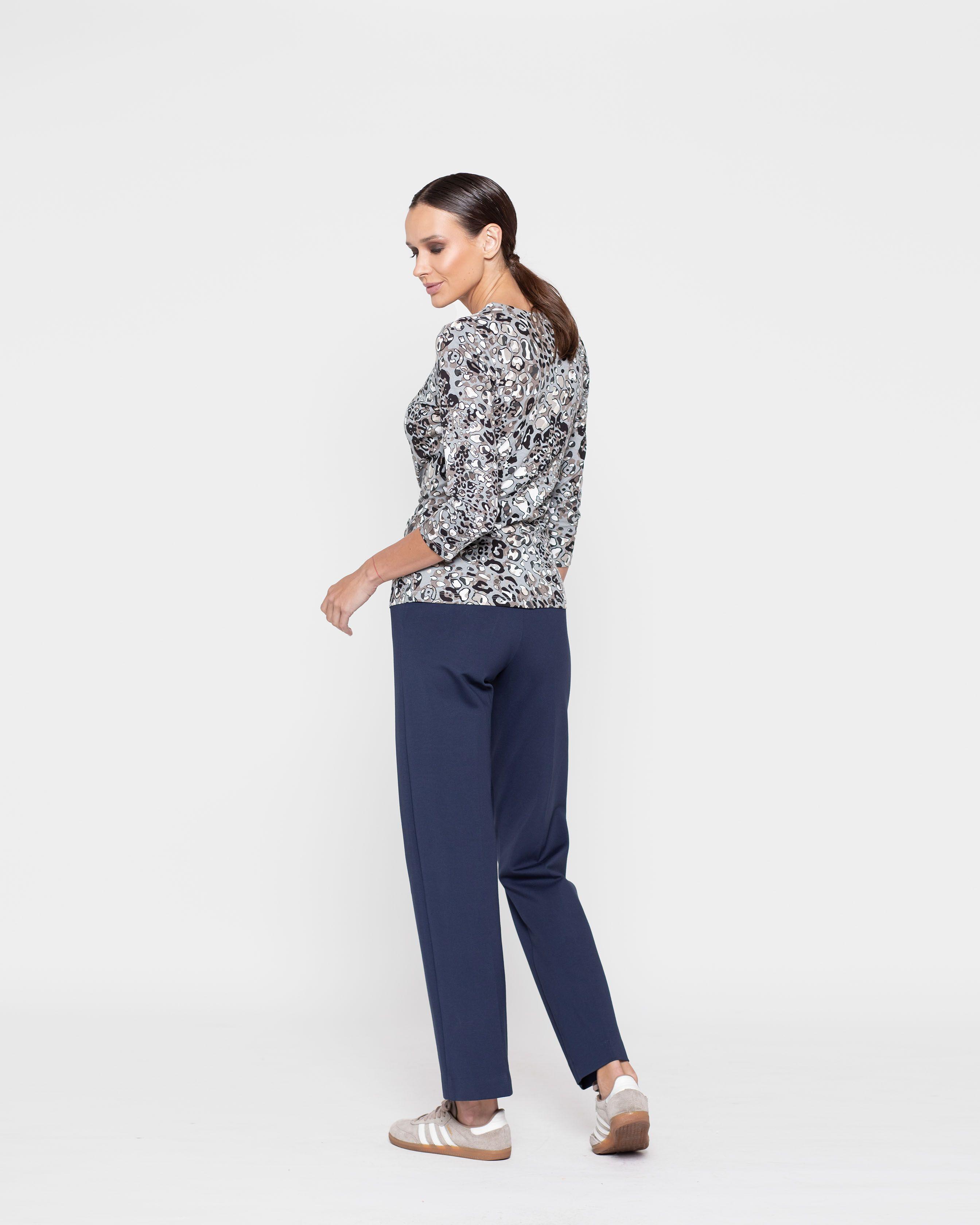 Polera Mujer Magnolia Gris Ludovica-2