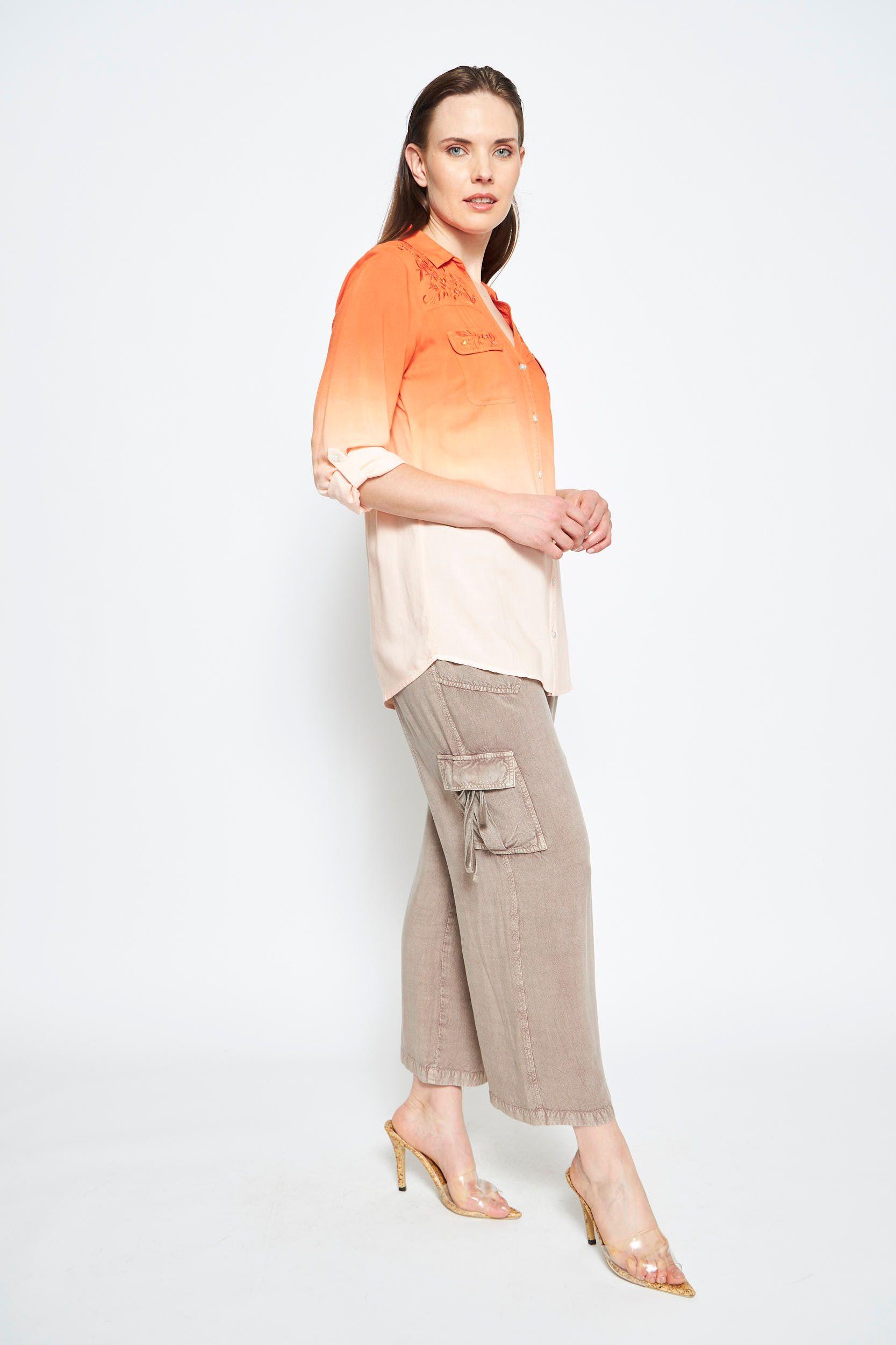 BLUSA DANA NARANJO Lineatre-0