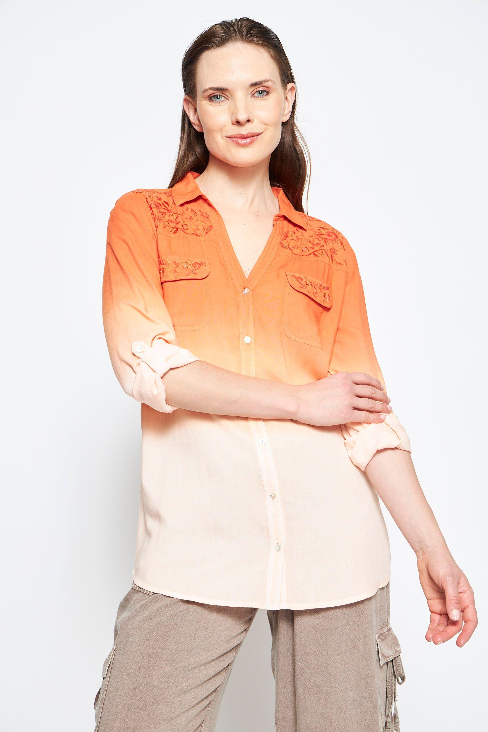 BLUSA DANA NARANJO Lineatre-1