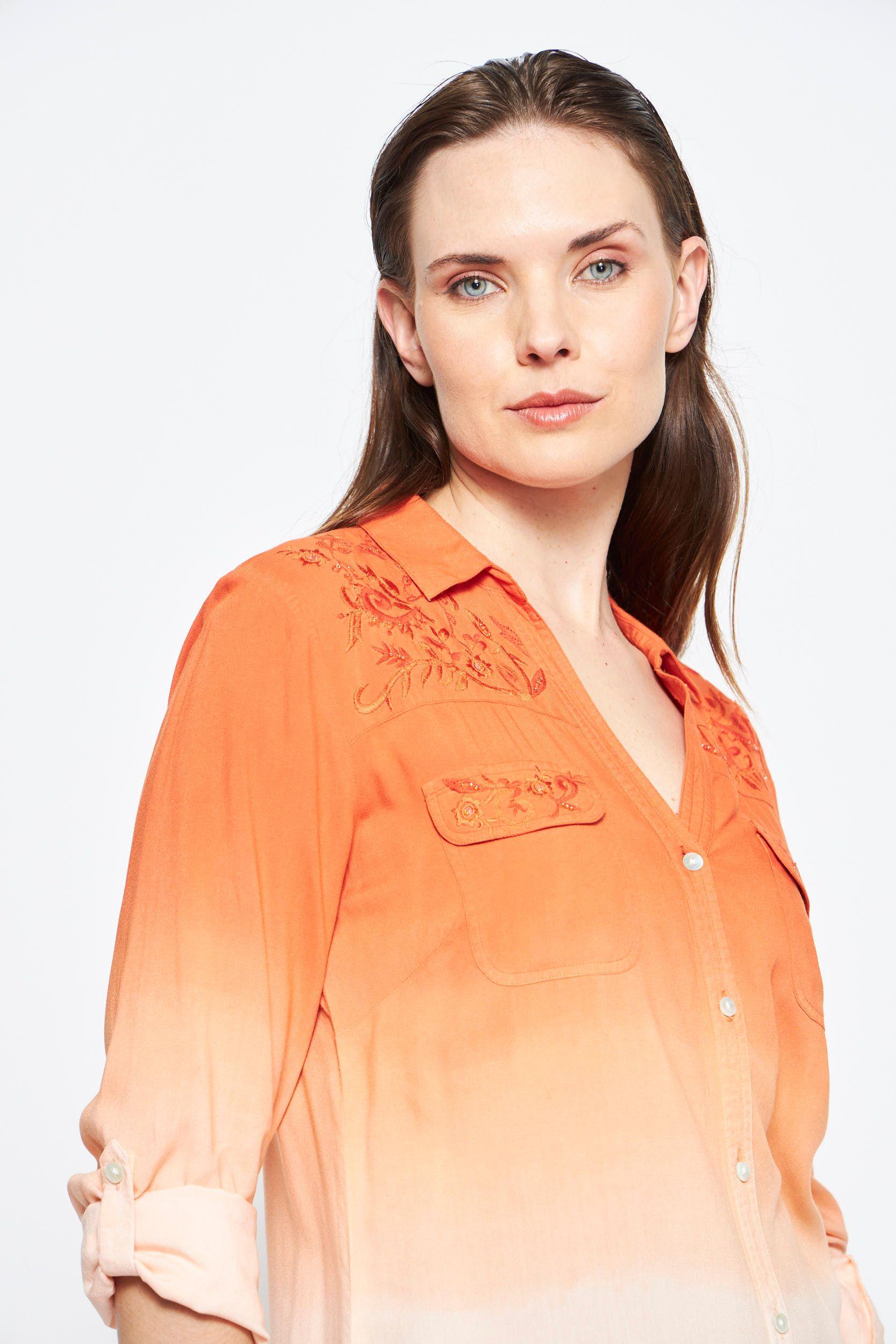 BLUSA DANA NARANJO Lineatre-2