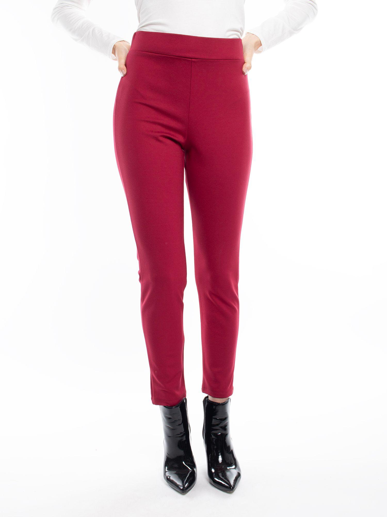 Pantalon rosso lineatre-3