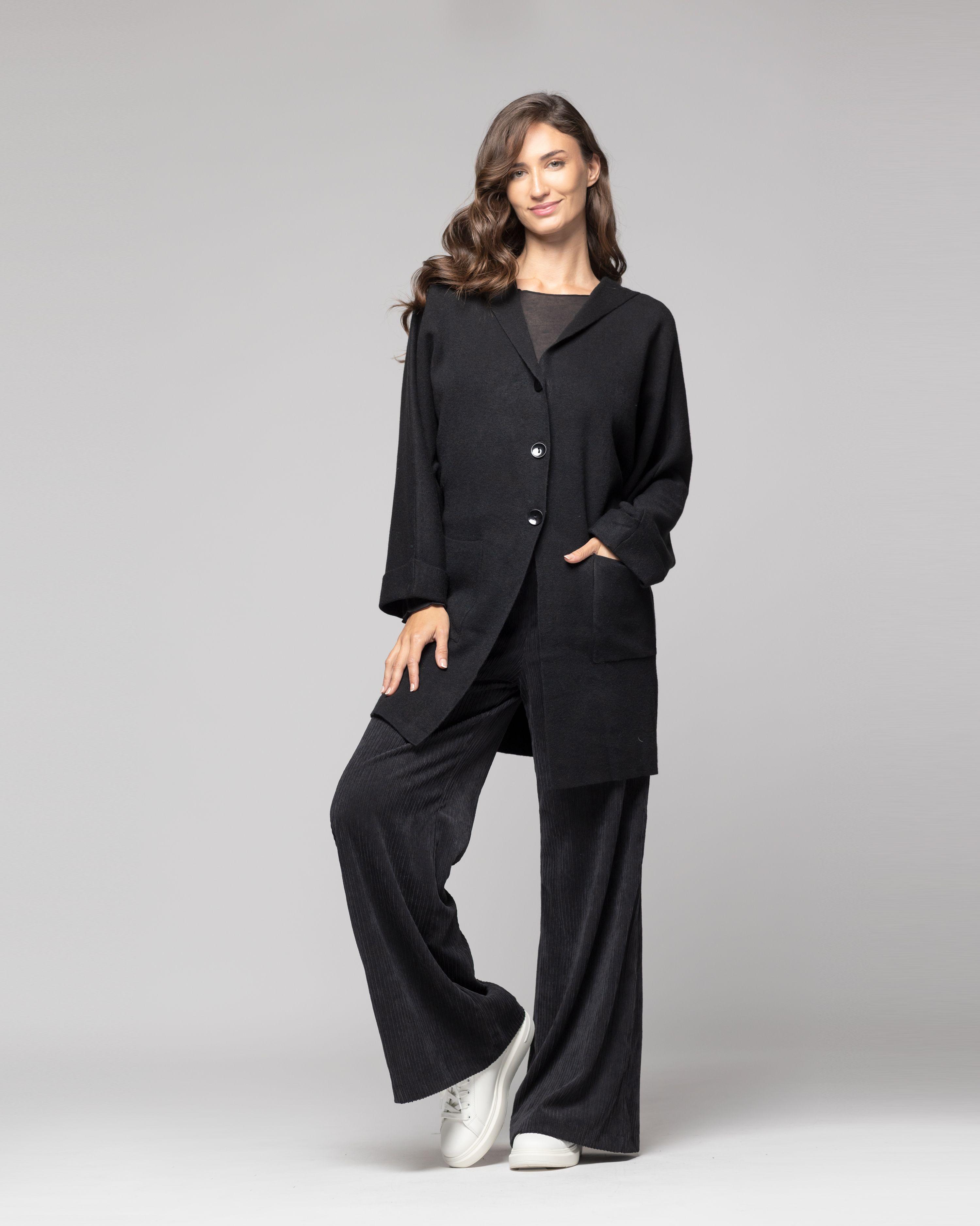 Sweater Mujer Aurelia Negro Lineatre-0
