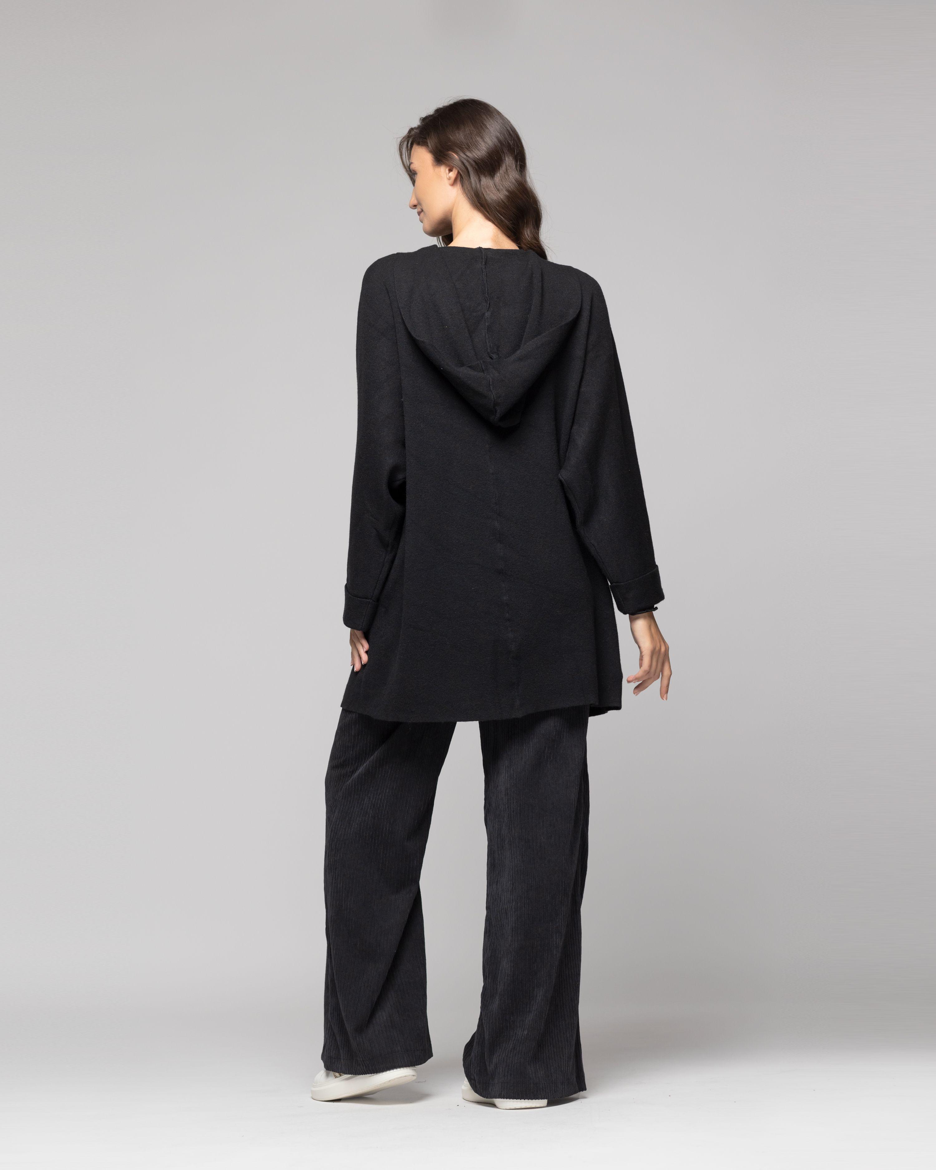 Sweater Mujer Aurelia Negro Lineatre-2