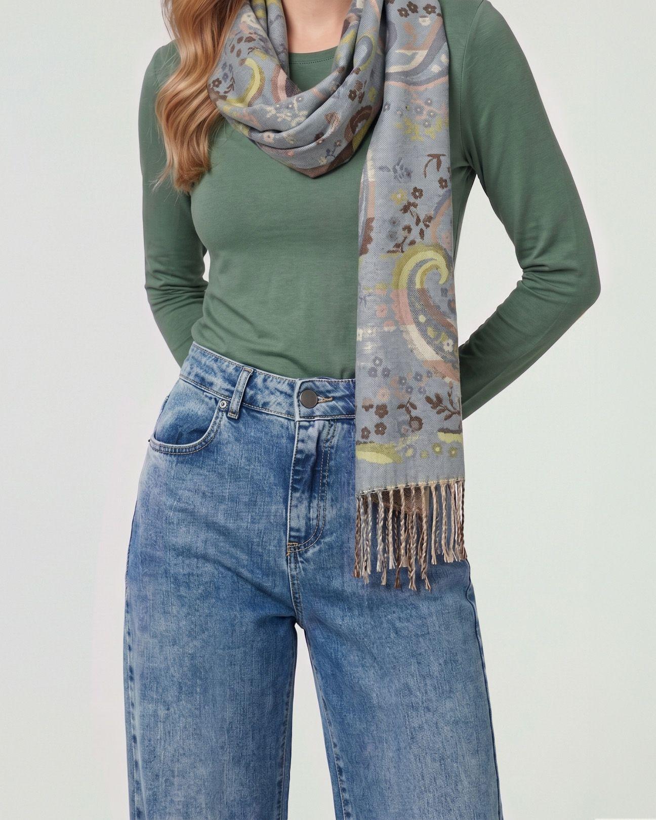 Echarpe Mujer Fernanda Jeans Lineatre-0