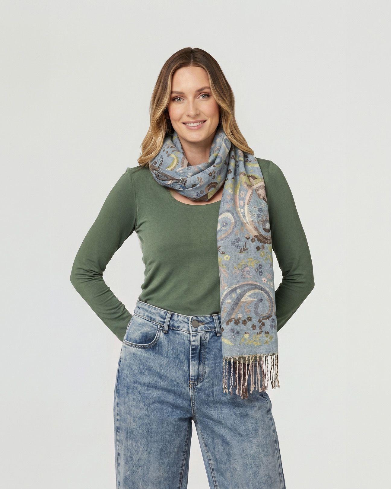 Echarpe Mujer Fernanda Jeans Lineatre-1