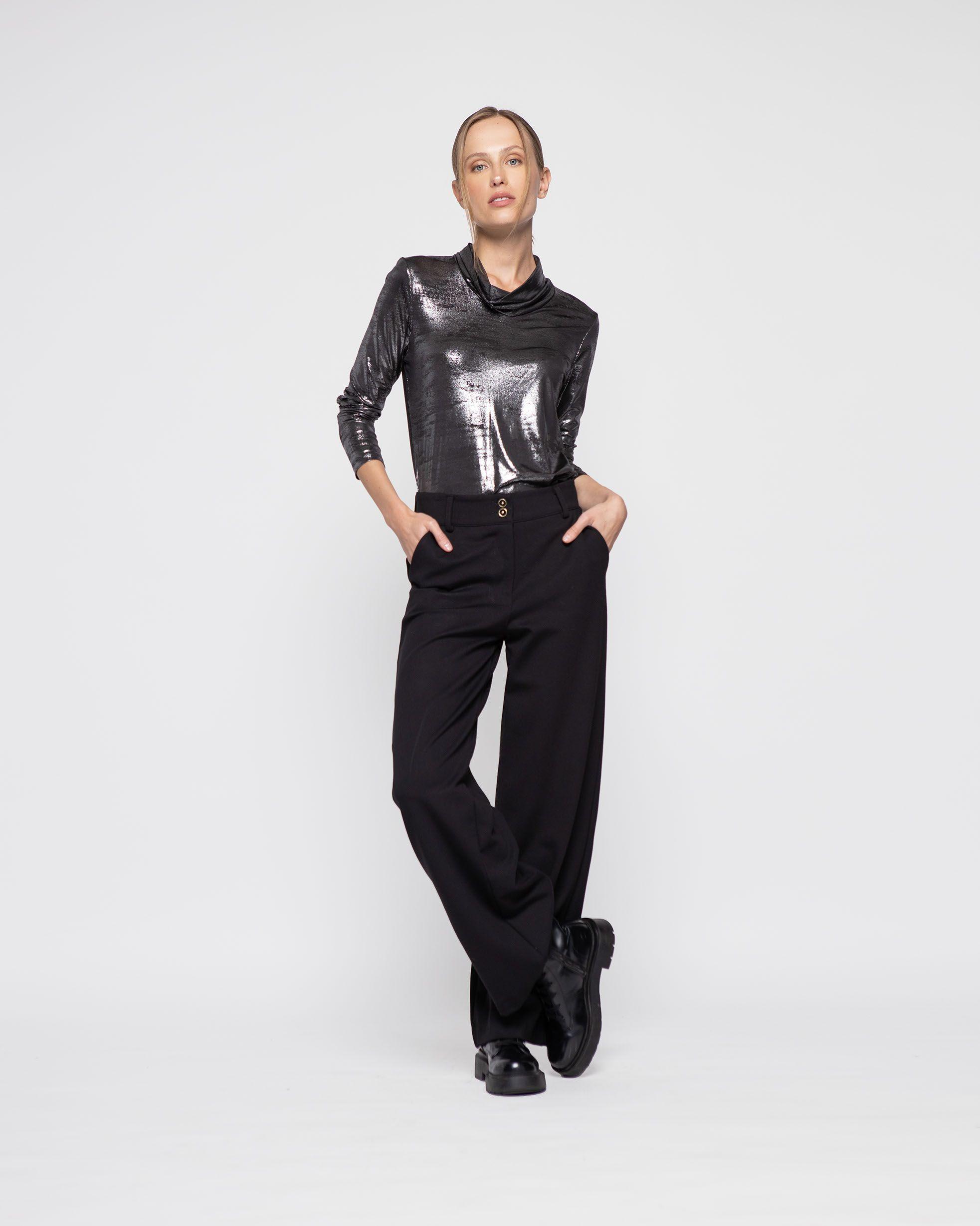 Polera Mujer Verbena Plateado Ludovica-0