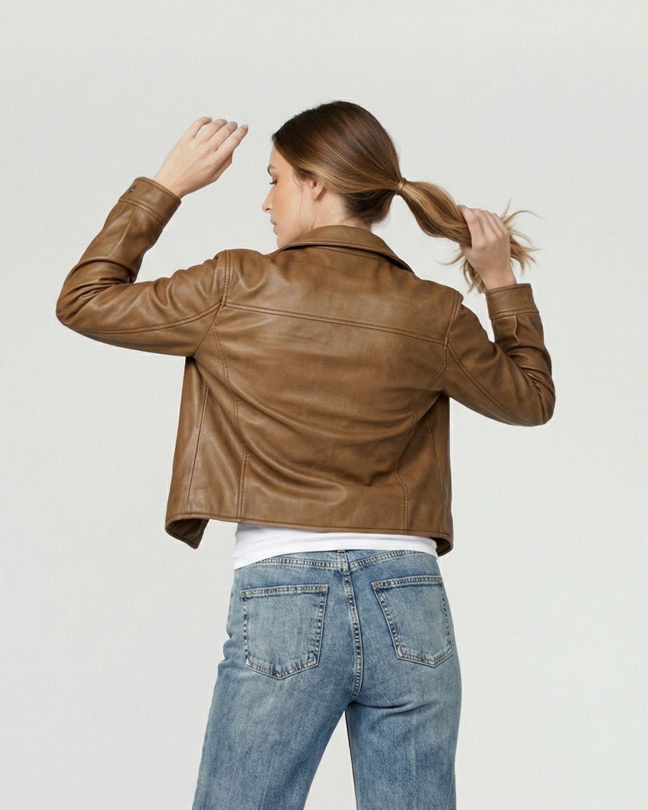 Camisa Mujer Emilia Relaxed Cuello Tipo Camisa Manga Tipo Camisa Chocolate Lineatre-1