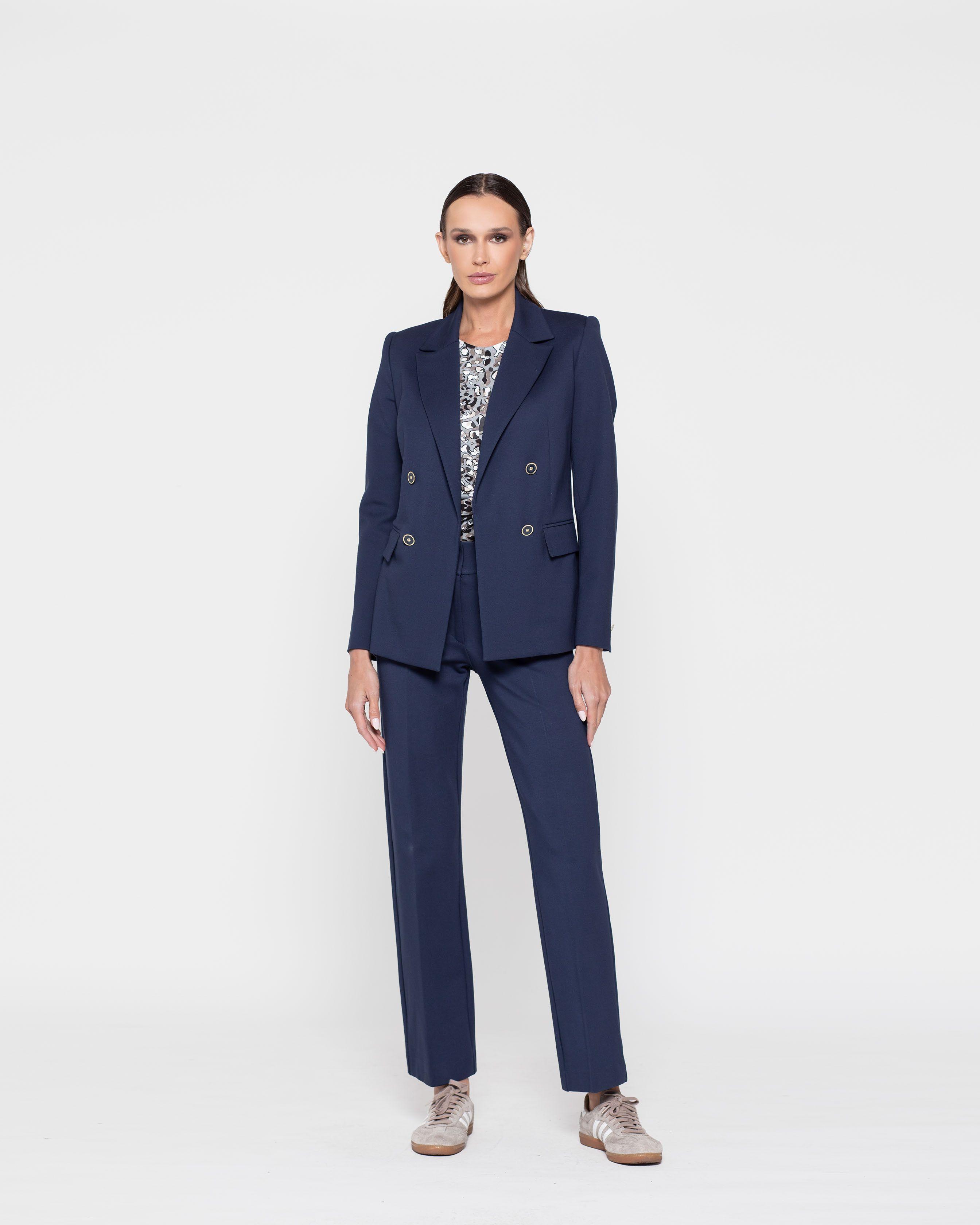 Chaqueta Mujer Azalea Azul Marino Ludovica-0