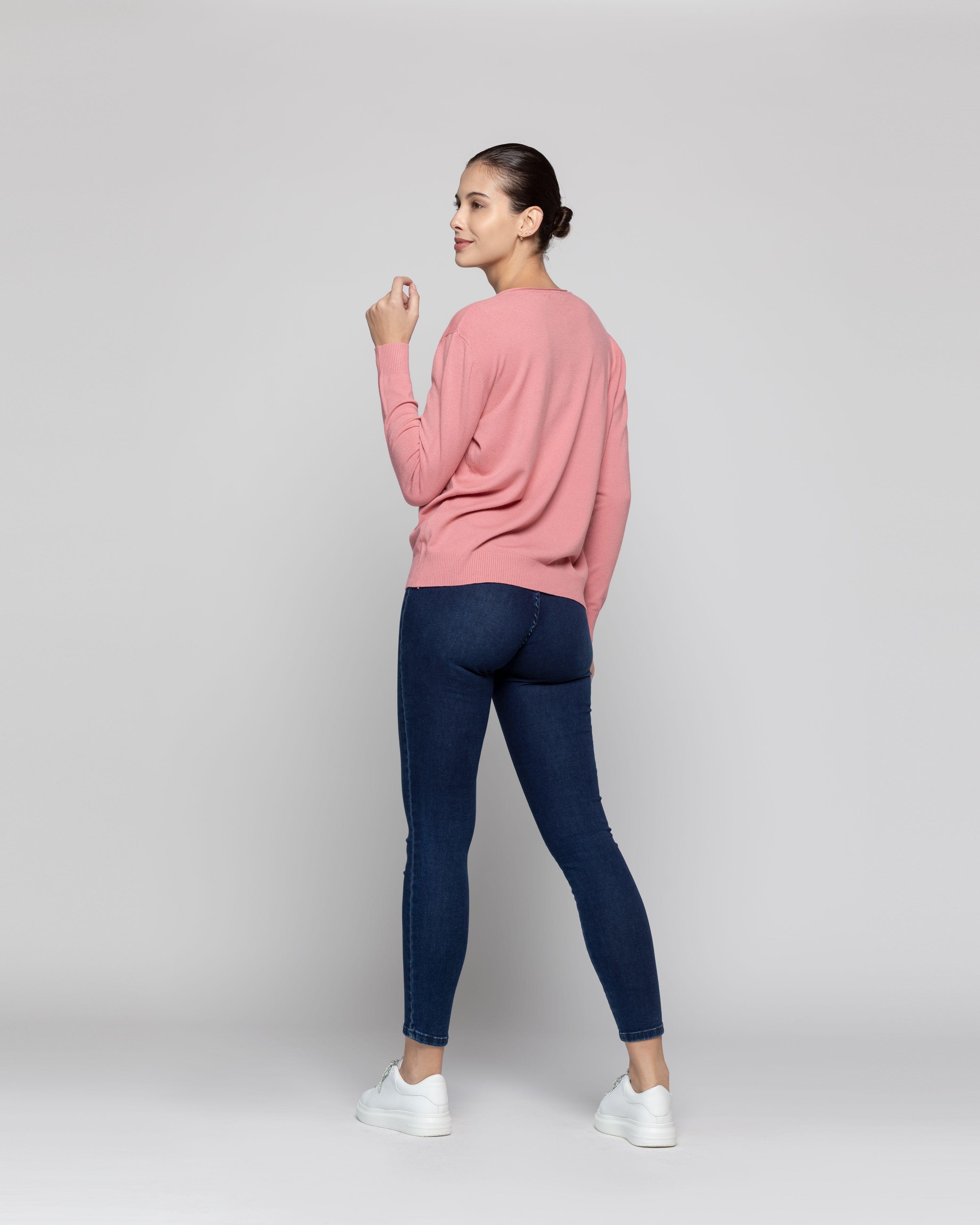 Sweater Mujer Avelina Rosado Lineatre-2