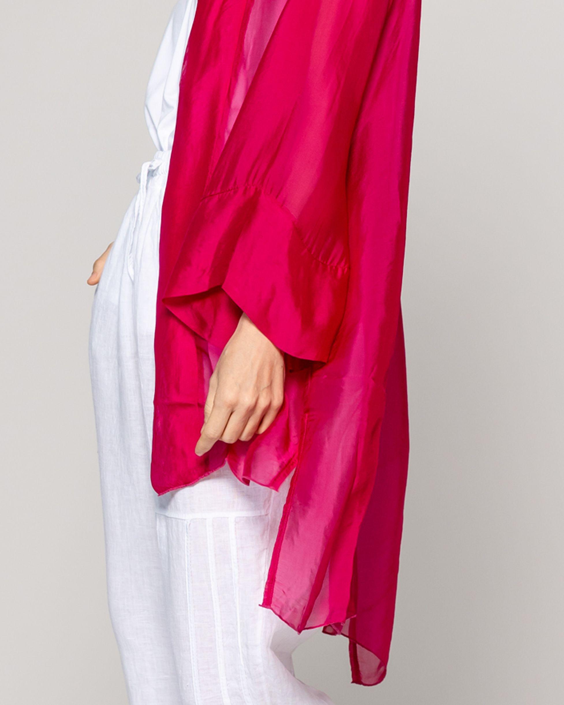 Tapado Mujer Spolverino Diana Fucsia Magenta Lineatre-3