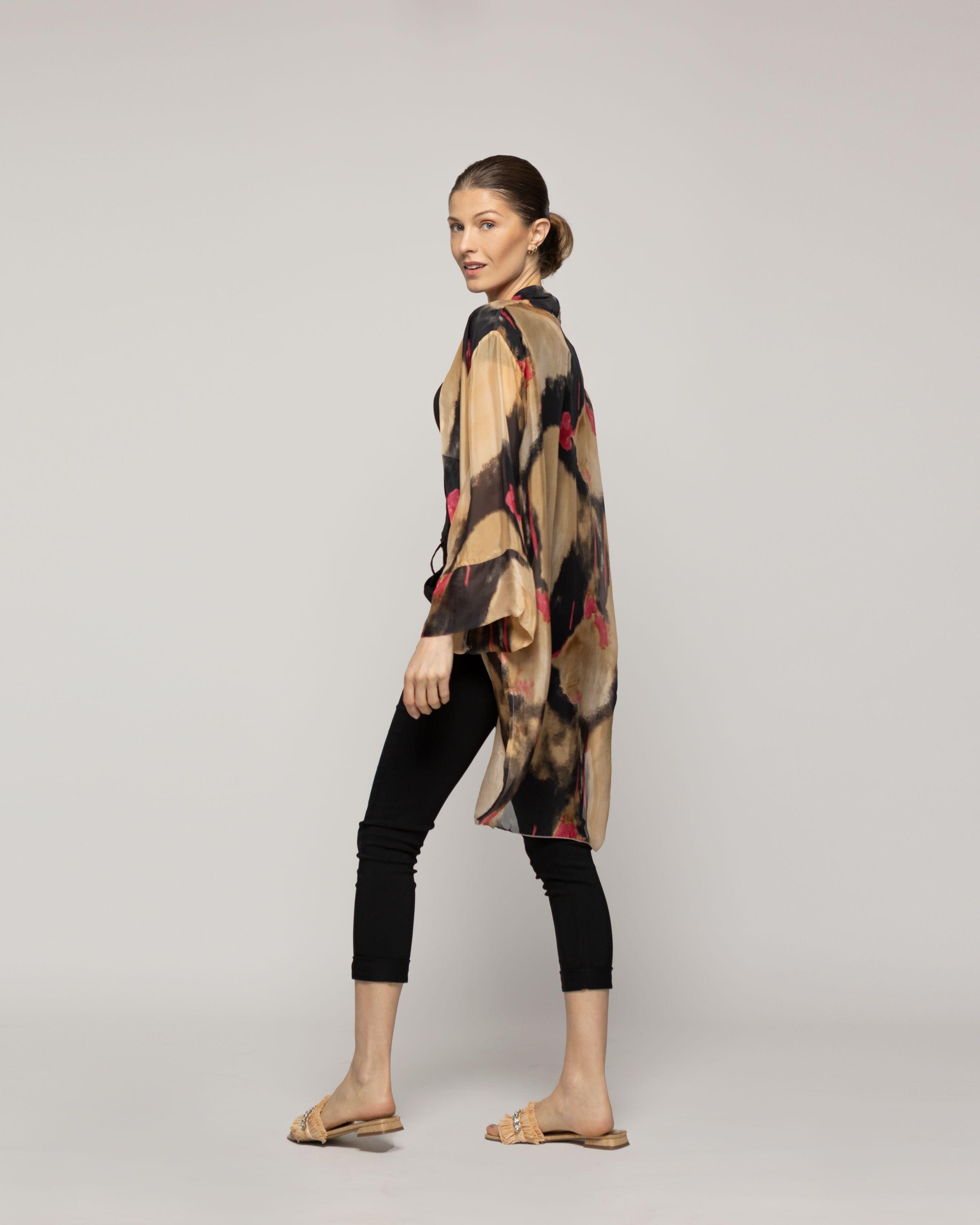 Tapado Mujer Spolverino Dafne Beige Lineatre-2