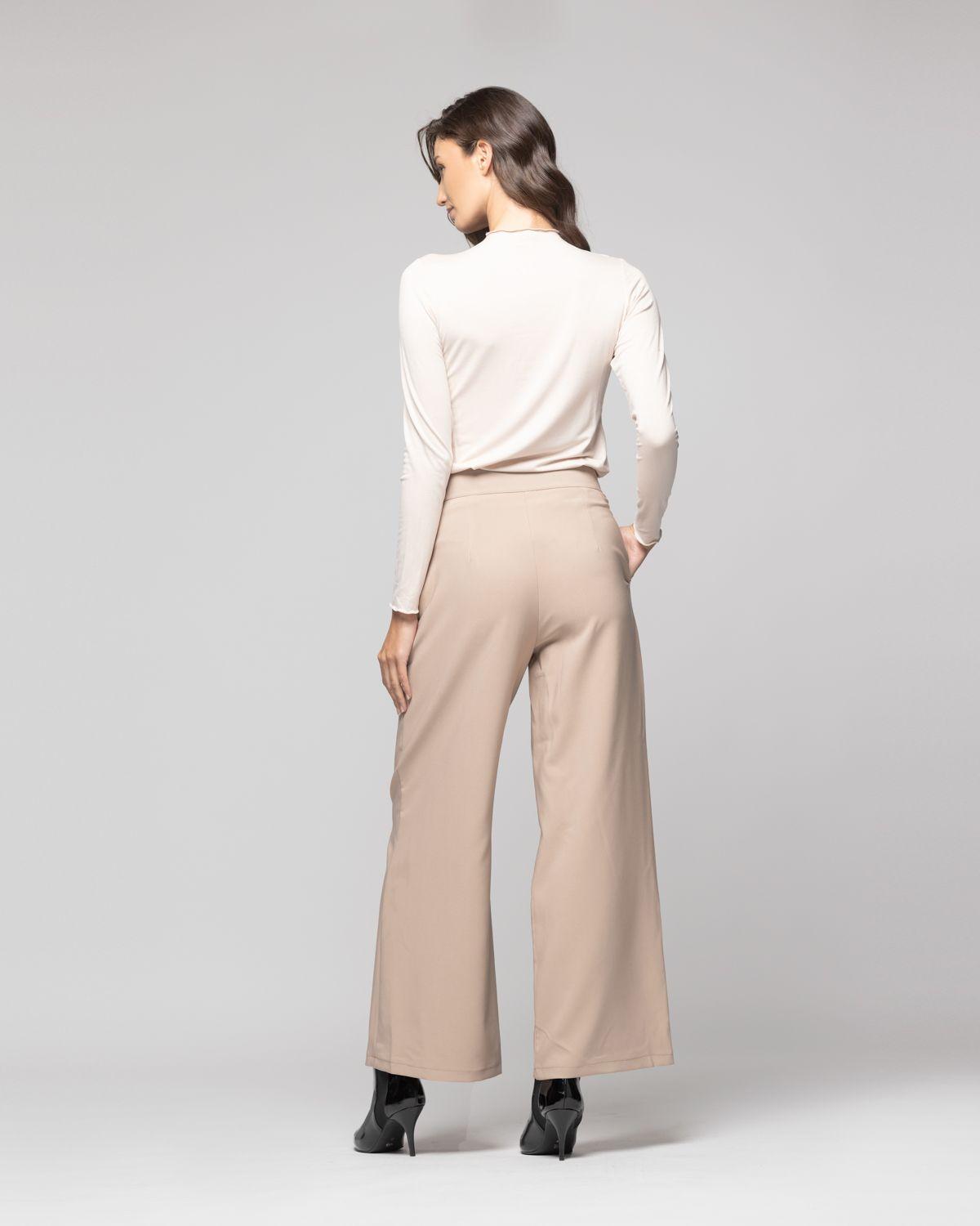 Pantalón Mujer Chloé Beige Lineatre-0