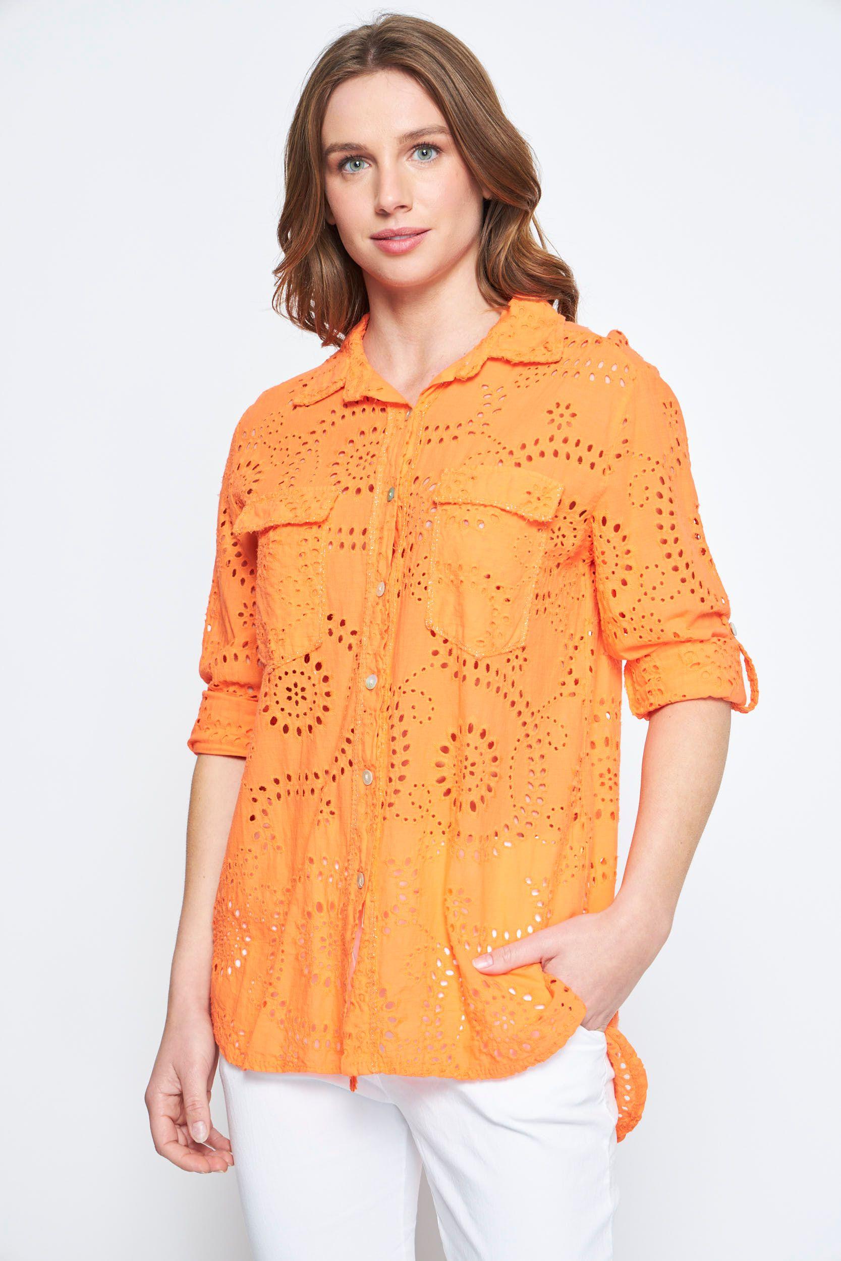 BLUSA EDNA NARANJO Lineatre-0