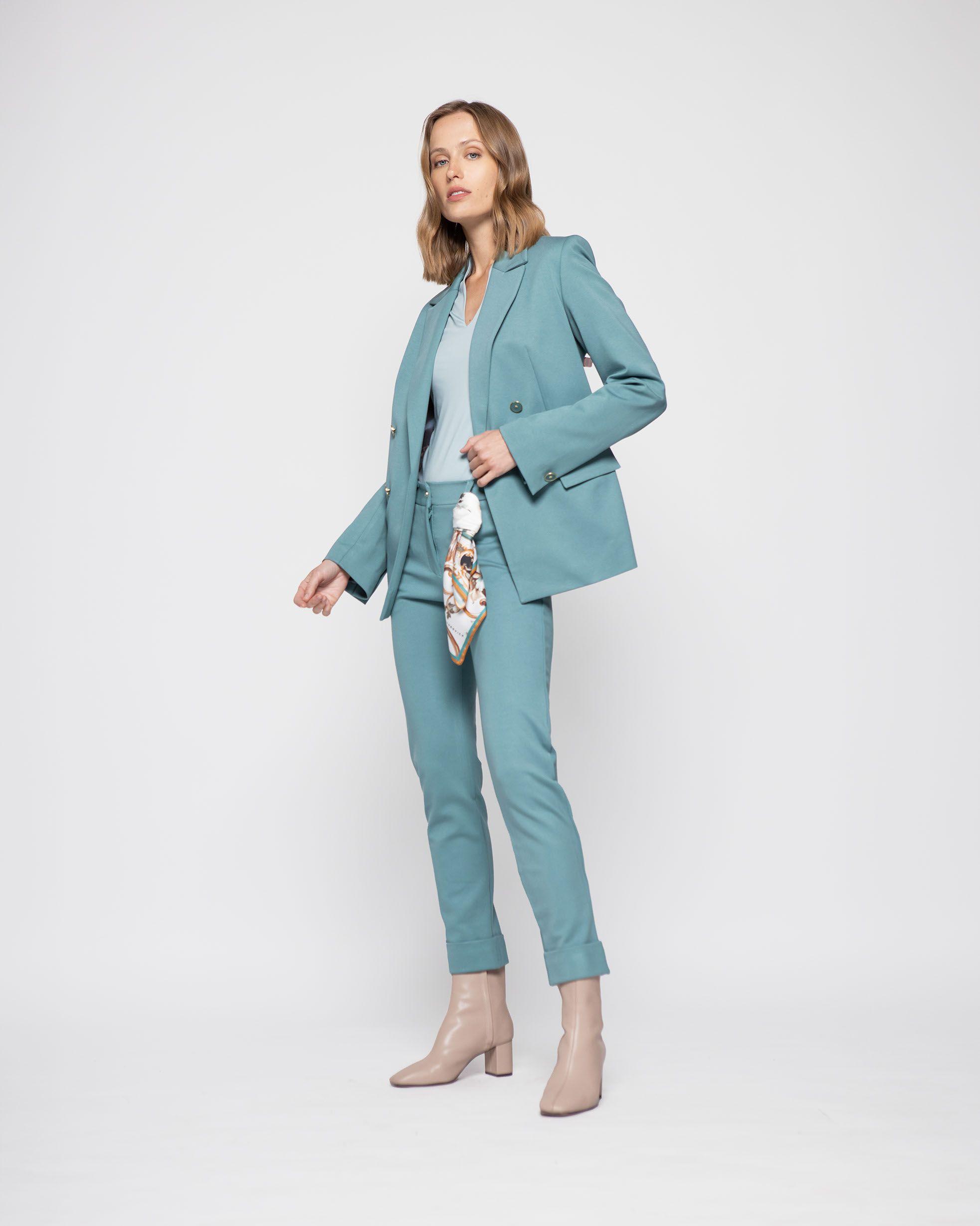 Chaqueta Mujer Azalea Verde Menta Ludovica-1