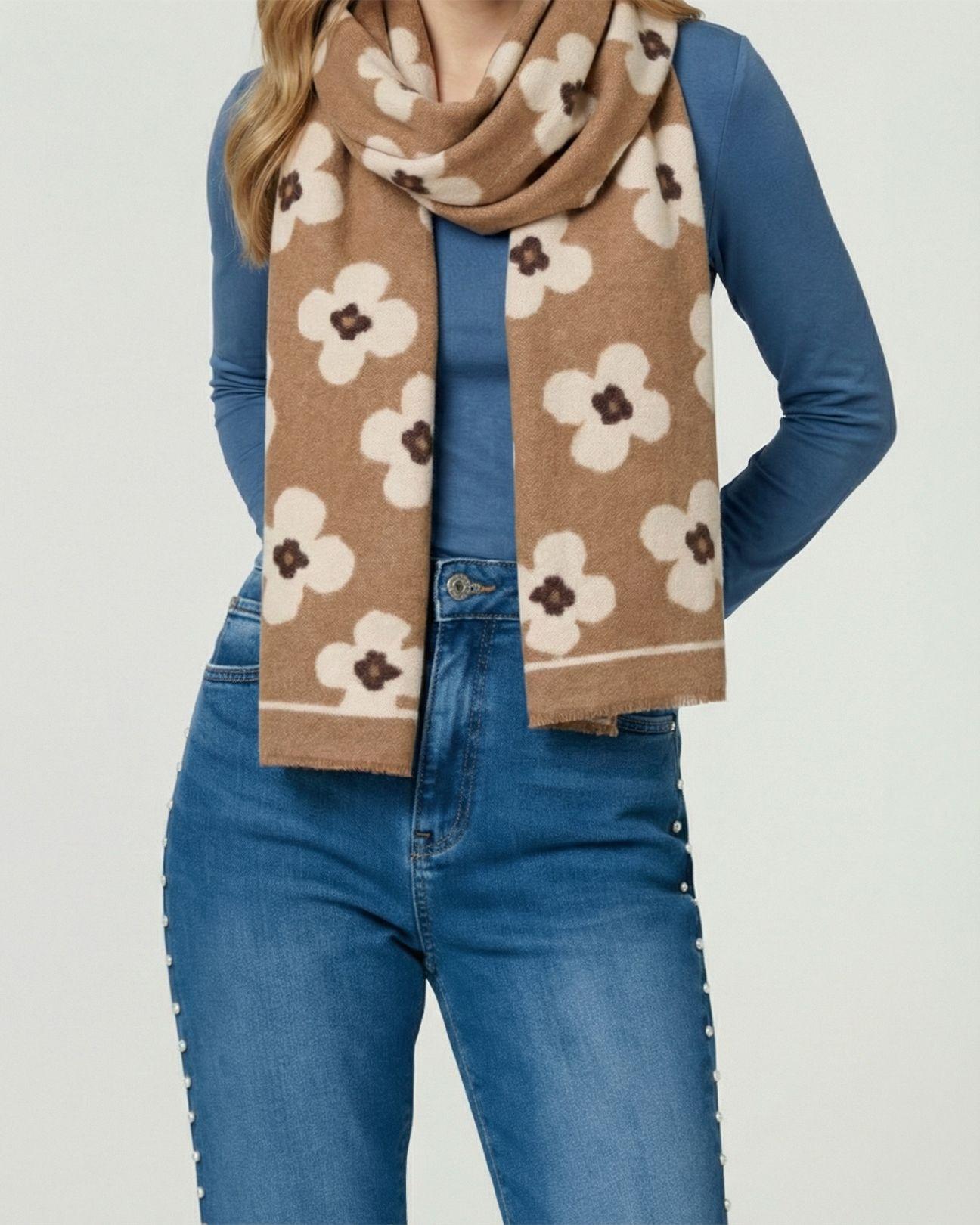 Echarpe Mujer Alicia Camel Lineatre-2