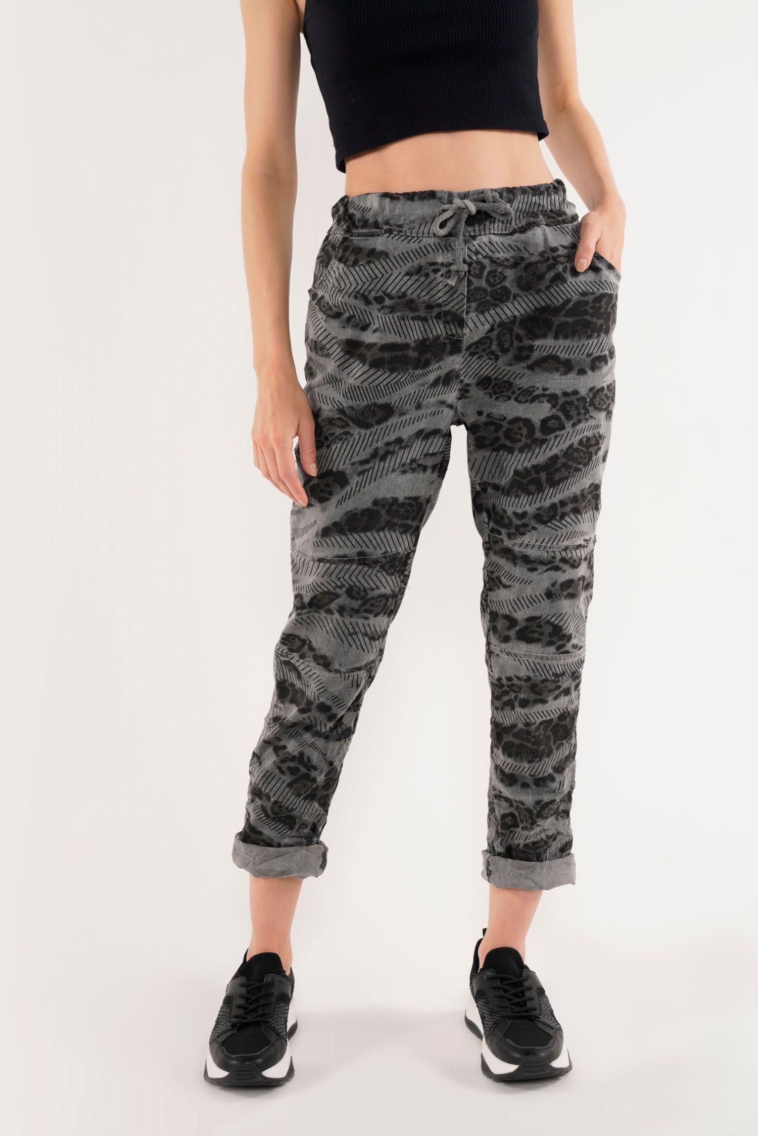 Pantalon Agustina Gris Lineatre-0