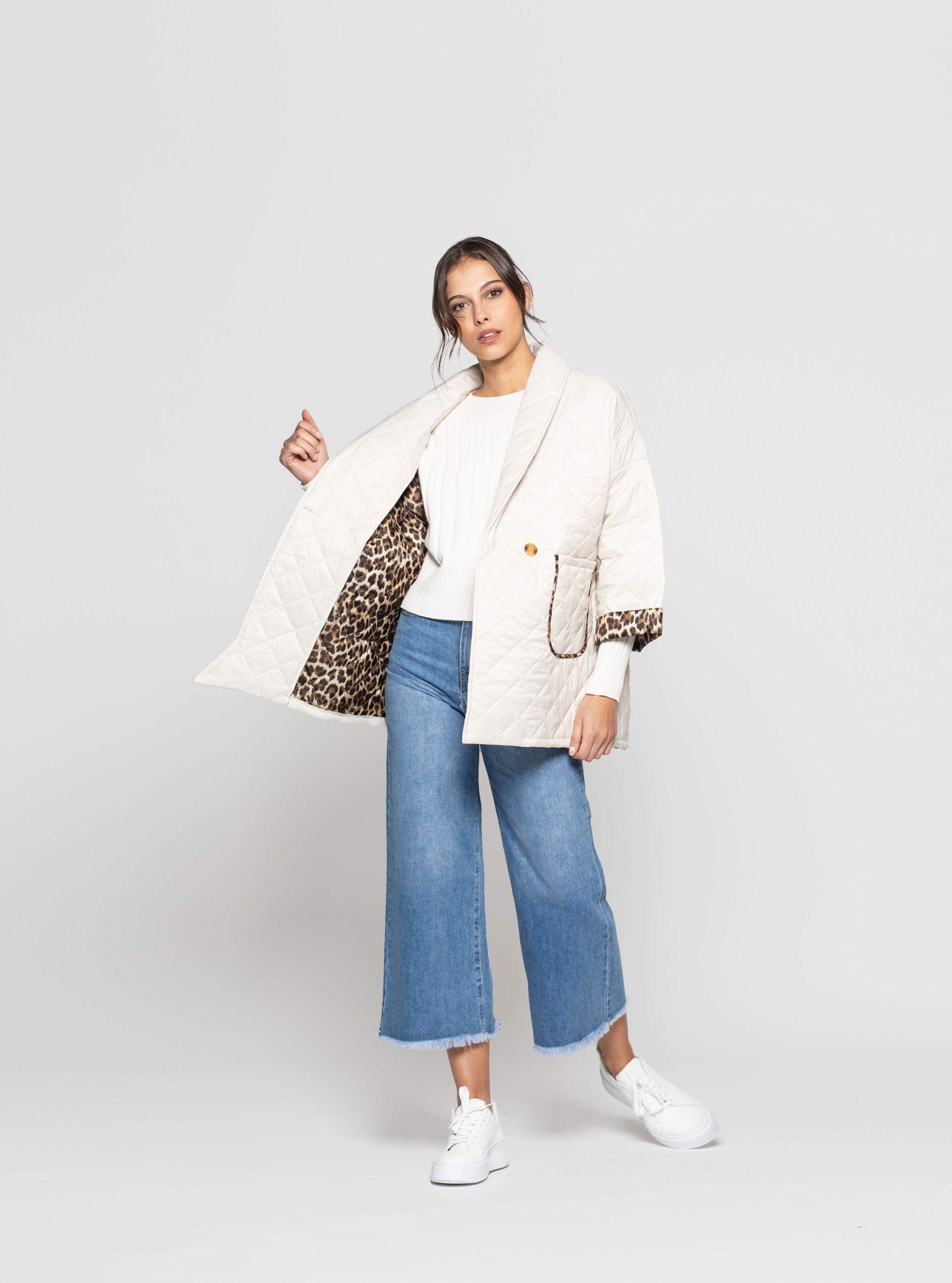 Chaqueta Mujer Alixia Blanco Lineatre-2
