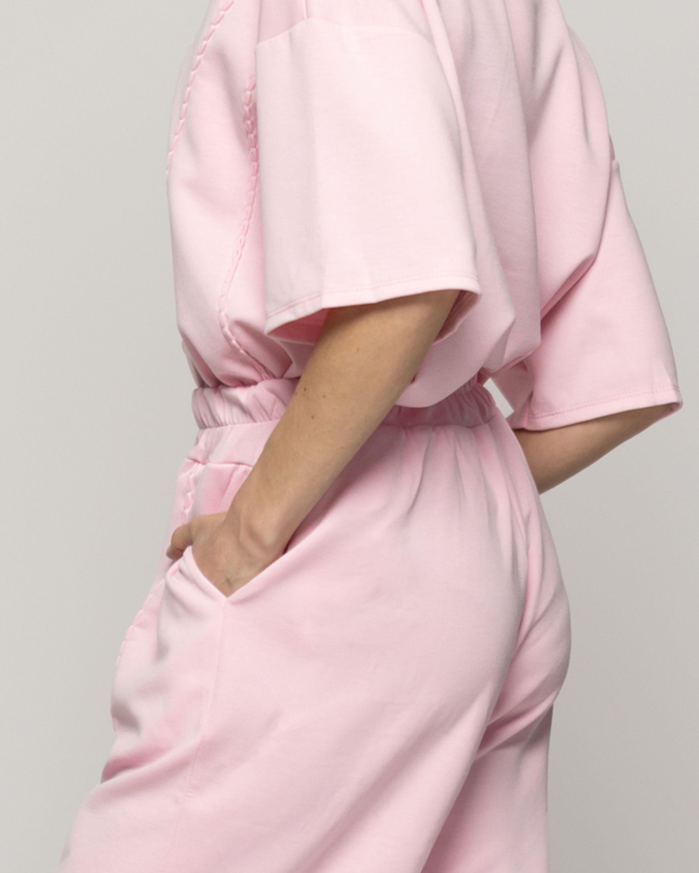 Conjunto Mujer Deportivo Casual Giovanna Oversize Rosado  Lineatre-3