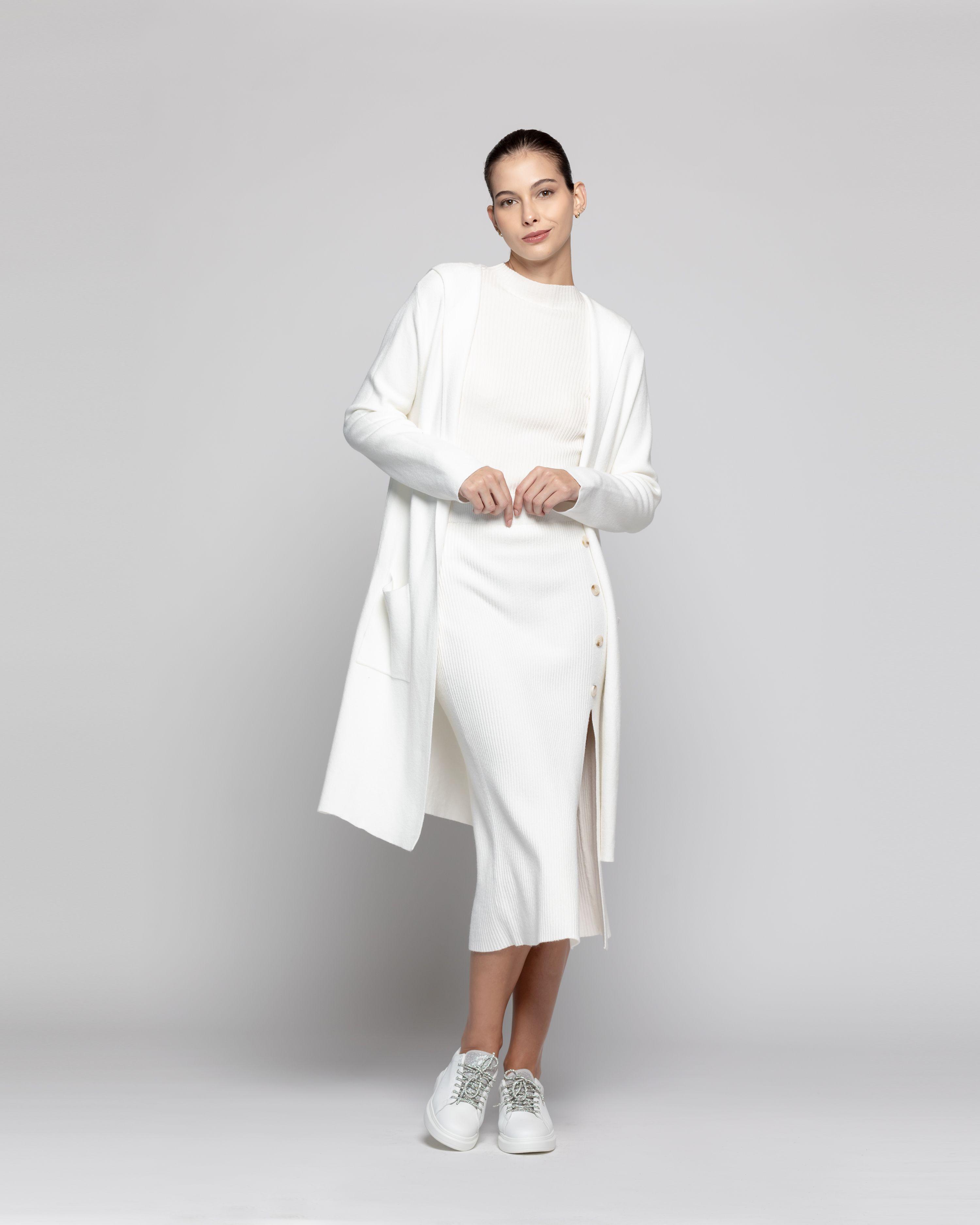 Sweater Mujer Tiziana Blanco Lineatre-0