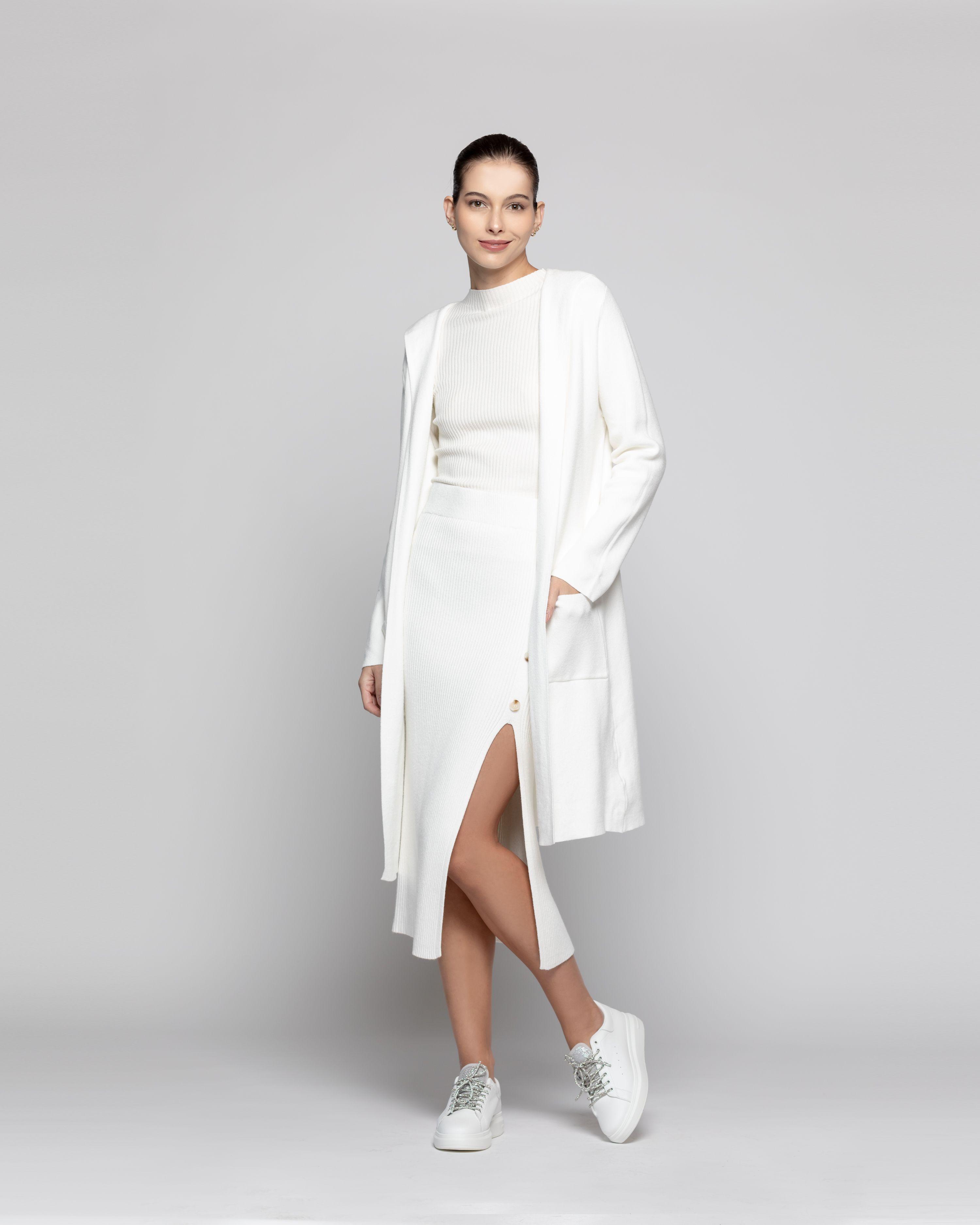 Sweater Mujer Tiziana Blanco Lineatre-1