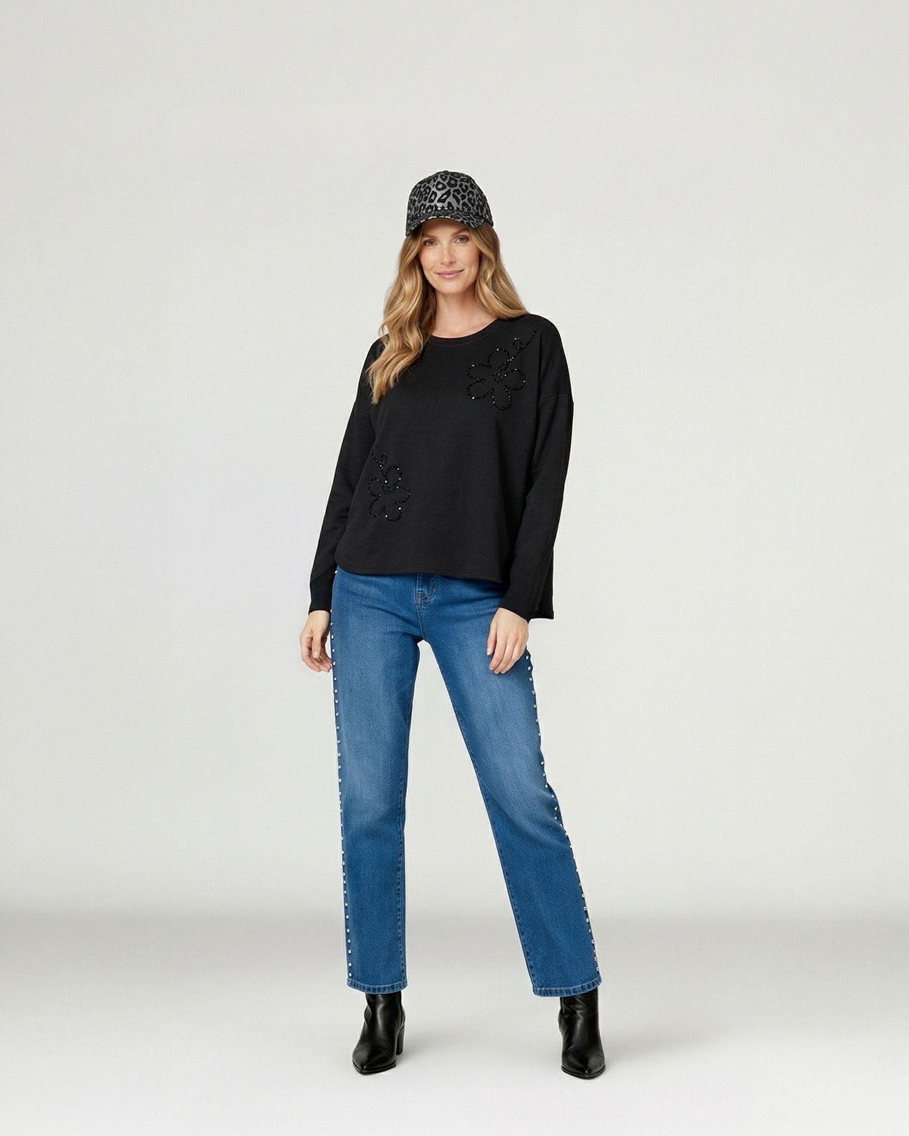 Gorro Mujer Zoe Negro Lineatre-2