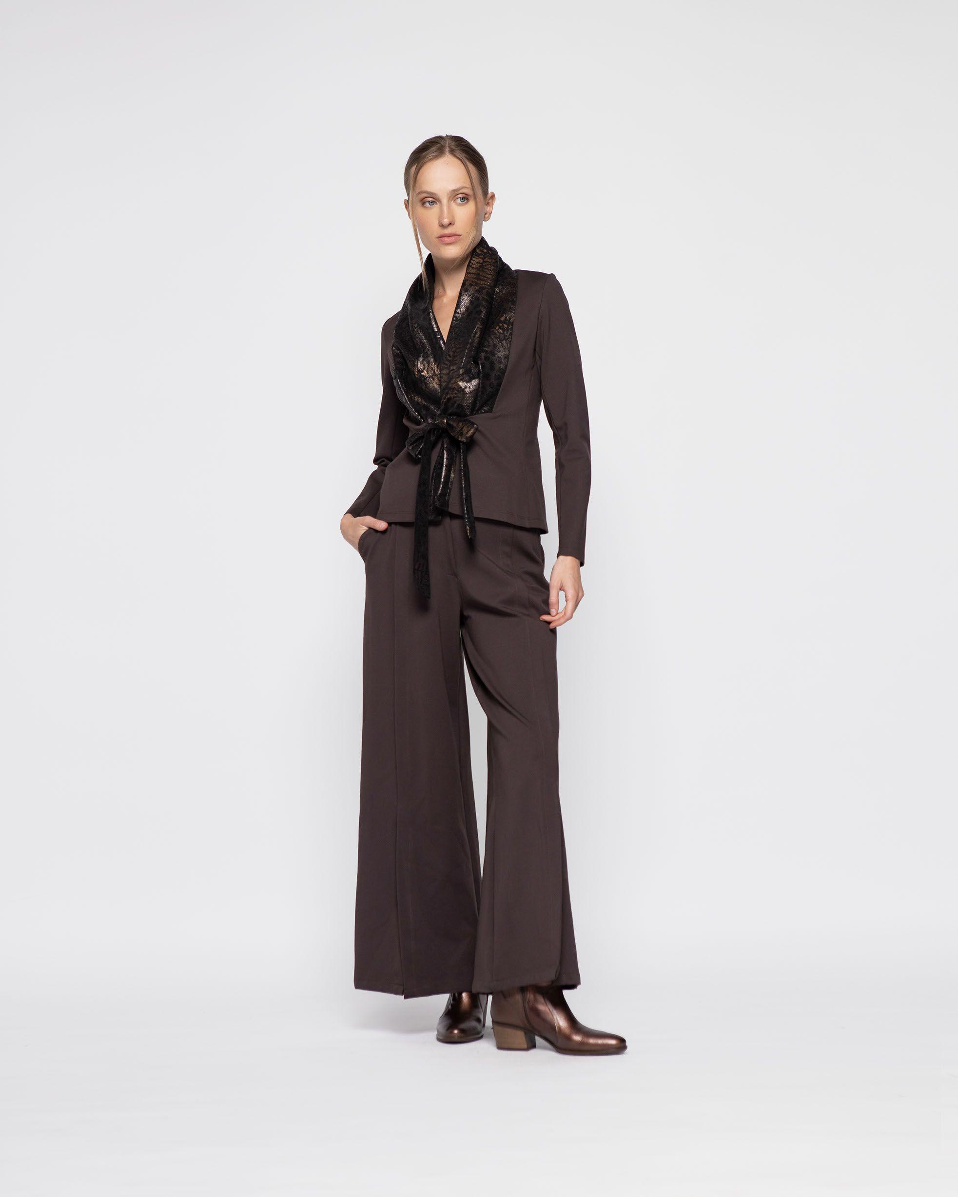 Chaqueta Mujer Dalia Cafe Ludovica-0