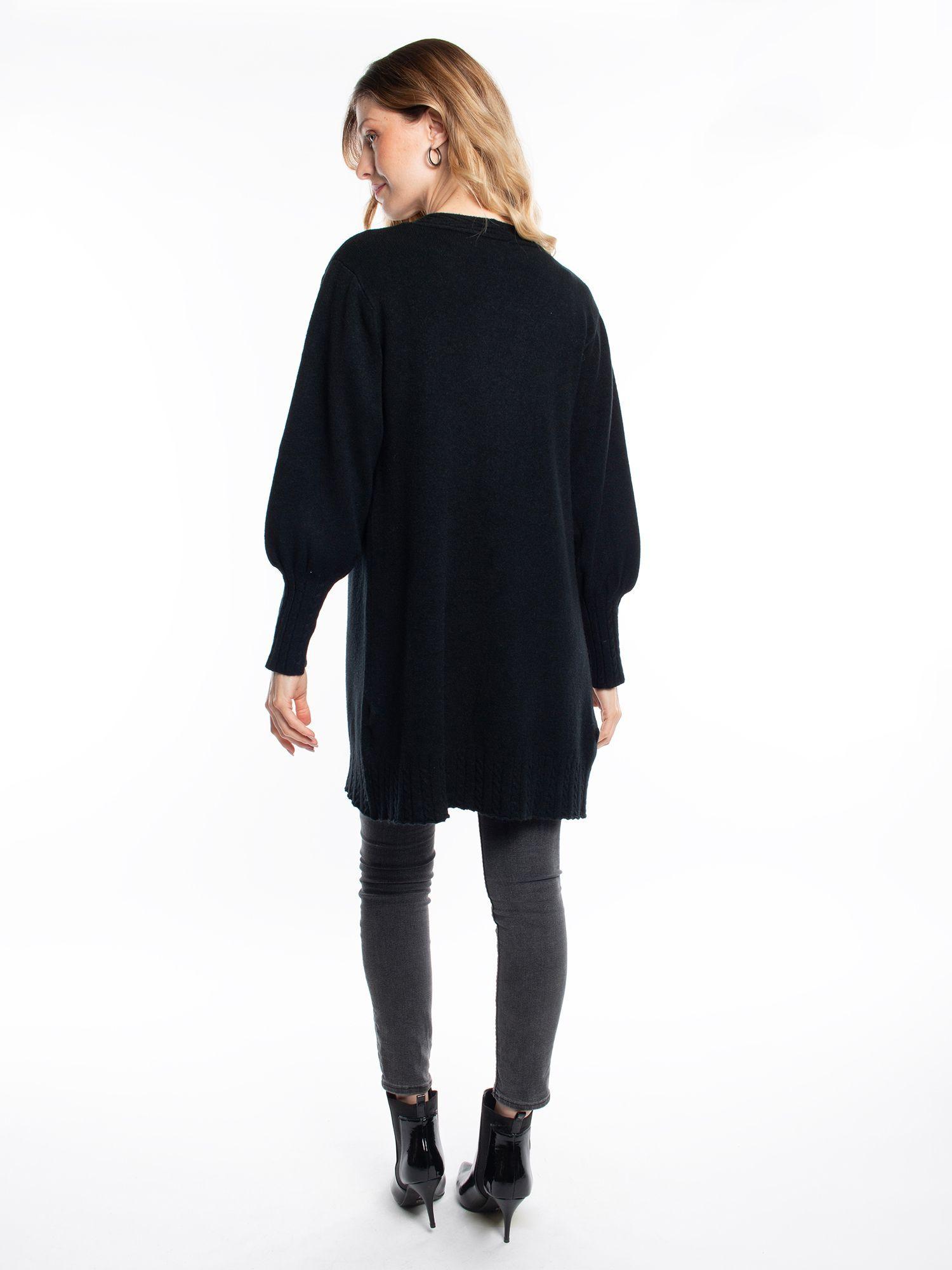 Cardigan Carbone Lineatre-1