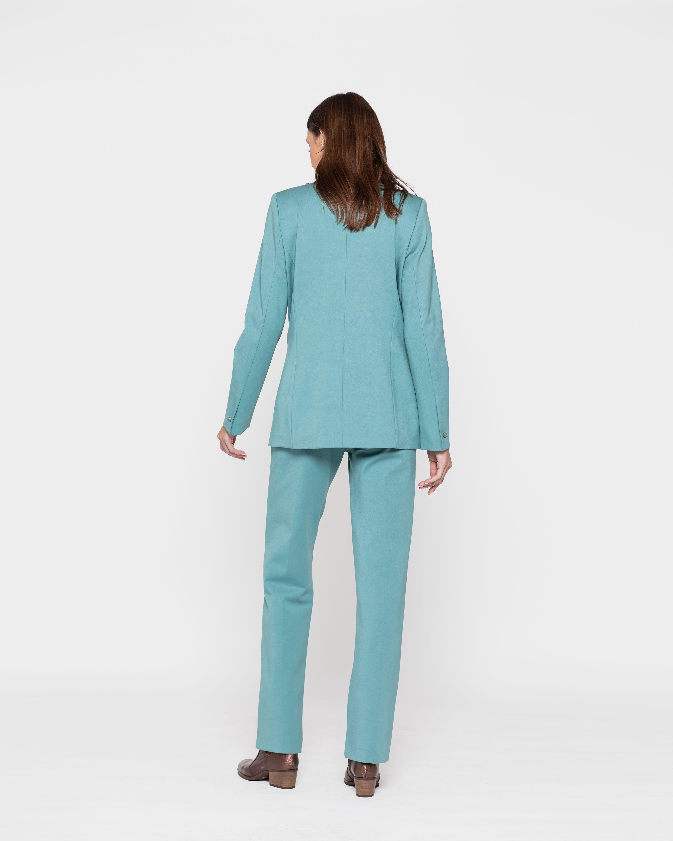 Chaqueta Mujer Hortensia Verde Menta Ludovica-2