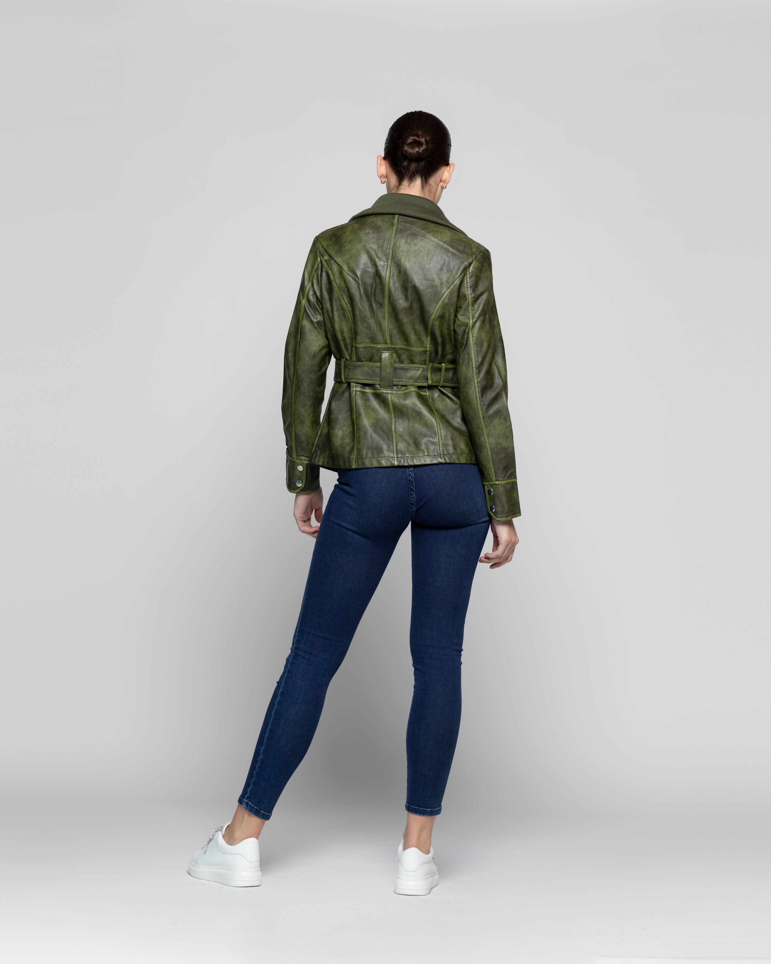 Chaqueta Mujer Chiara Verde Lineatre-2