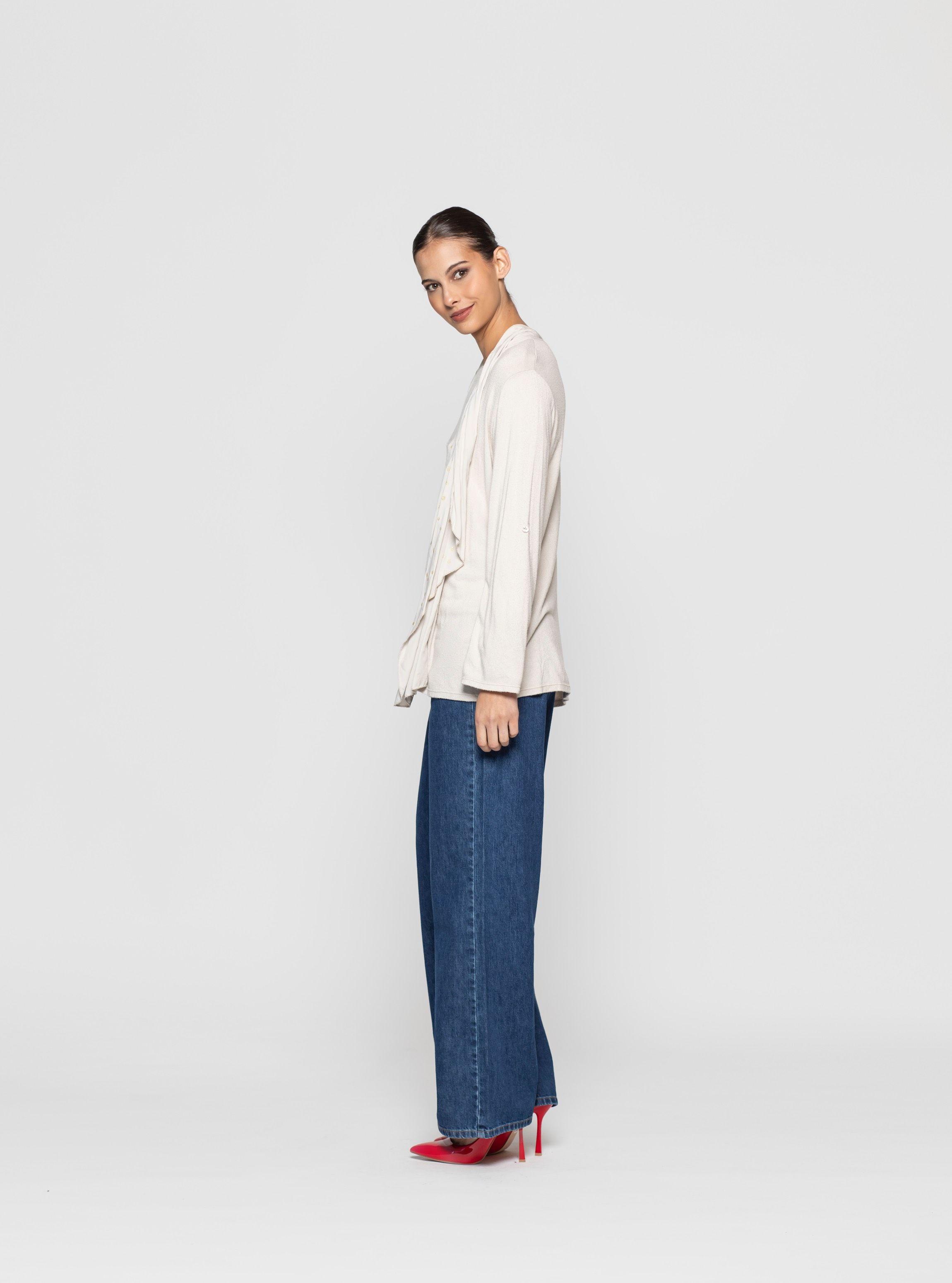 Tapado Mujer Mira Beige Lineatre-2