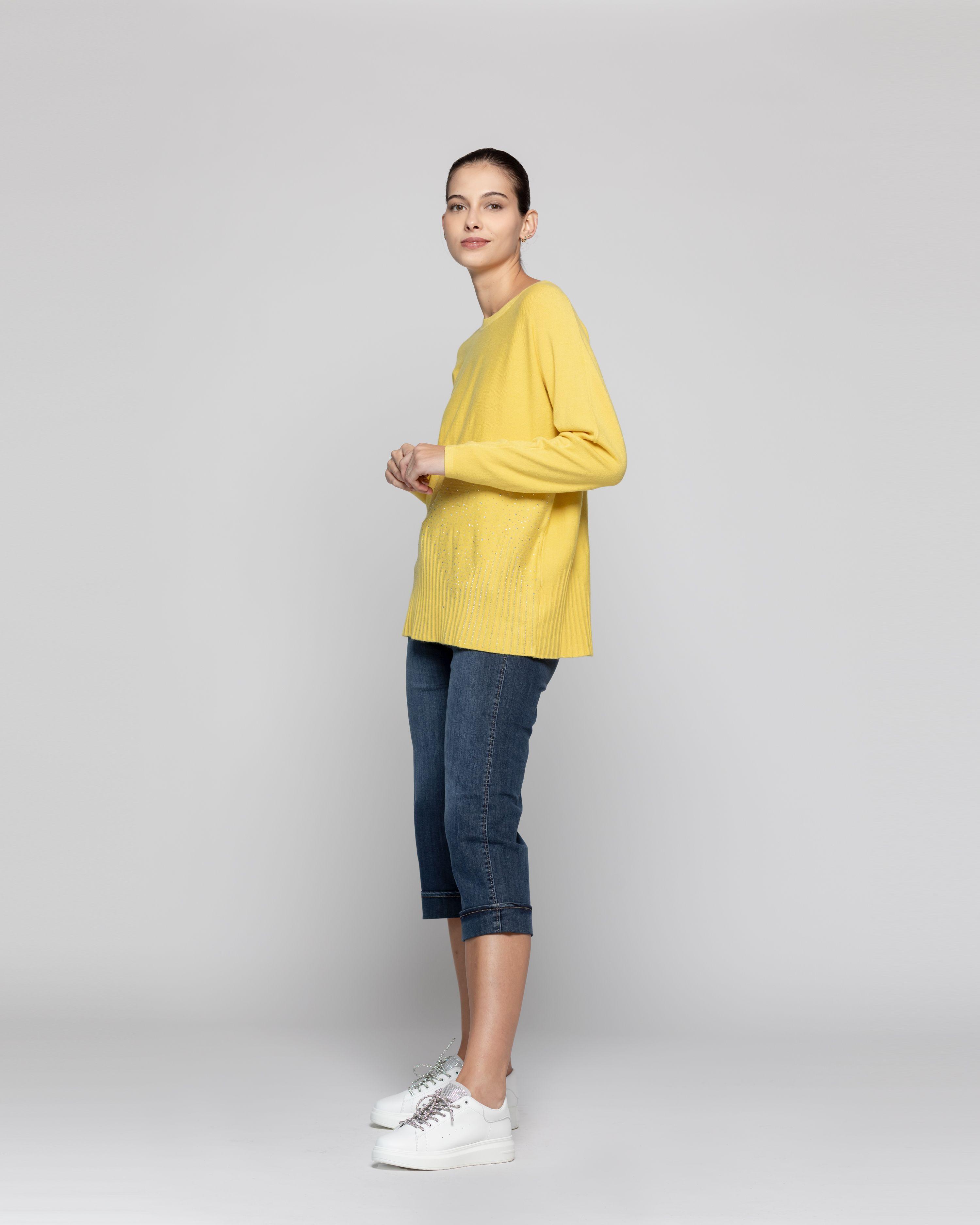 Sweater Mujer Victoria Mostaza Lineatre-1