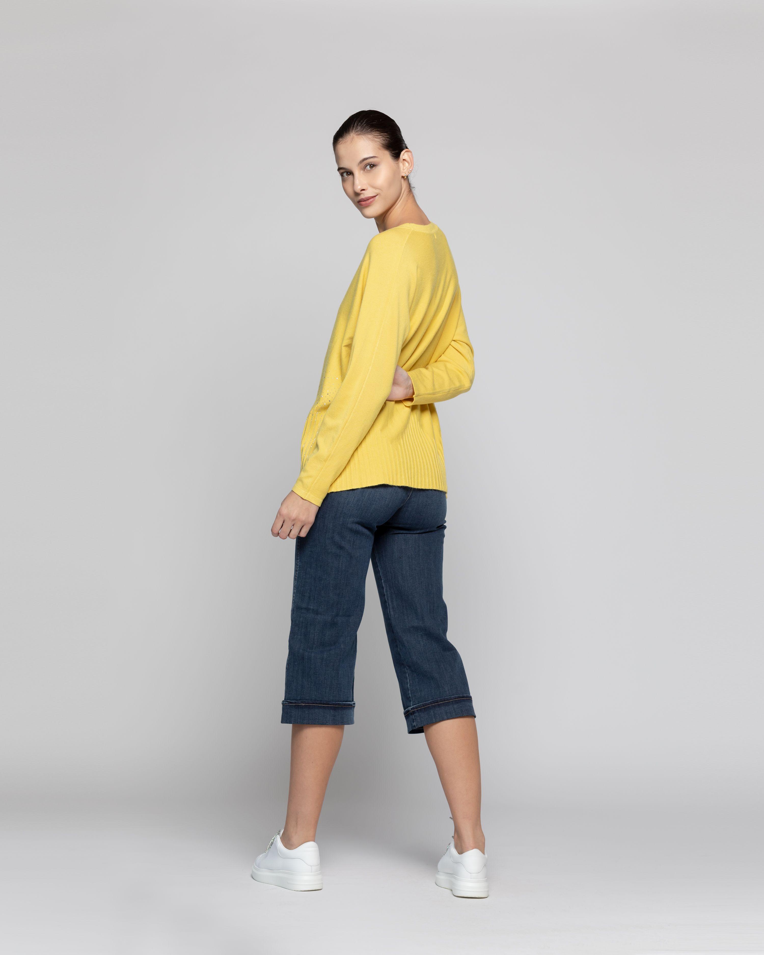 Sweater Mujer Victoria Mostaza Lineatre-2