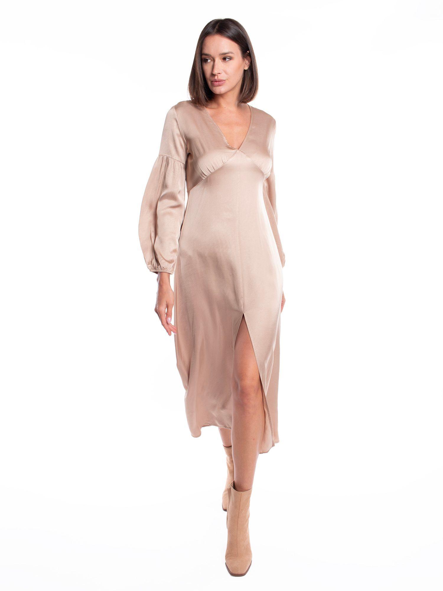 Vestido Tostato Lineatre-3