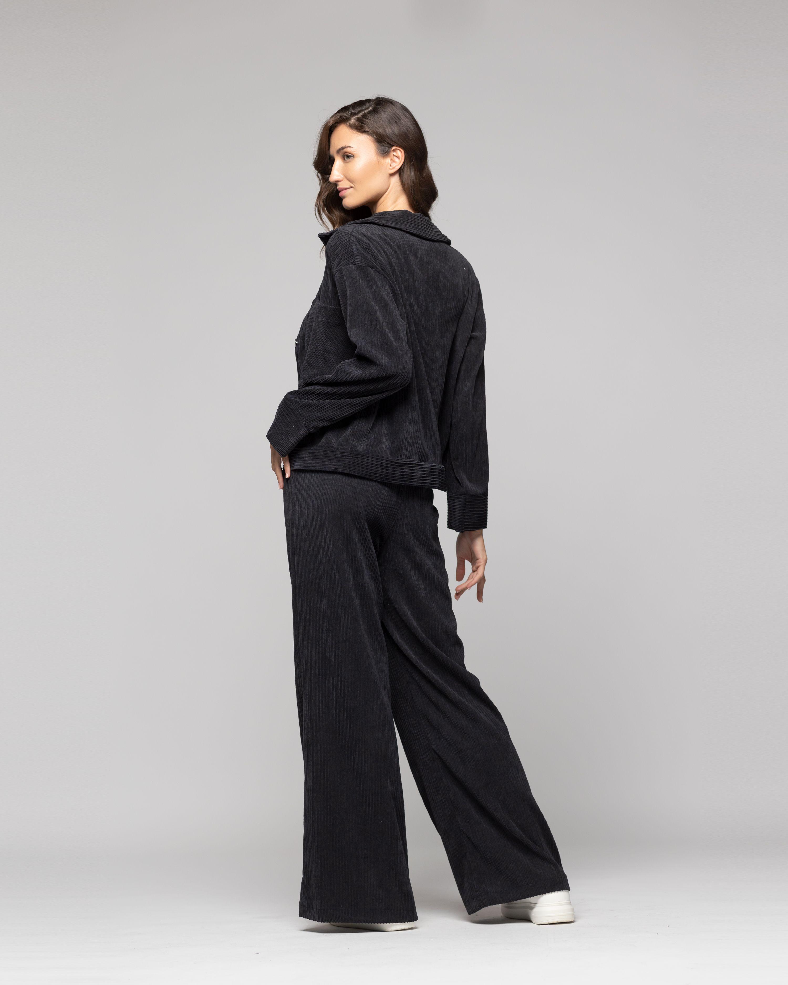 Pantalón Mujer Viana Negro Lineatre-2