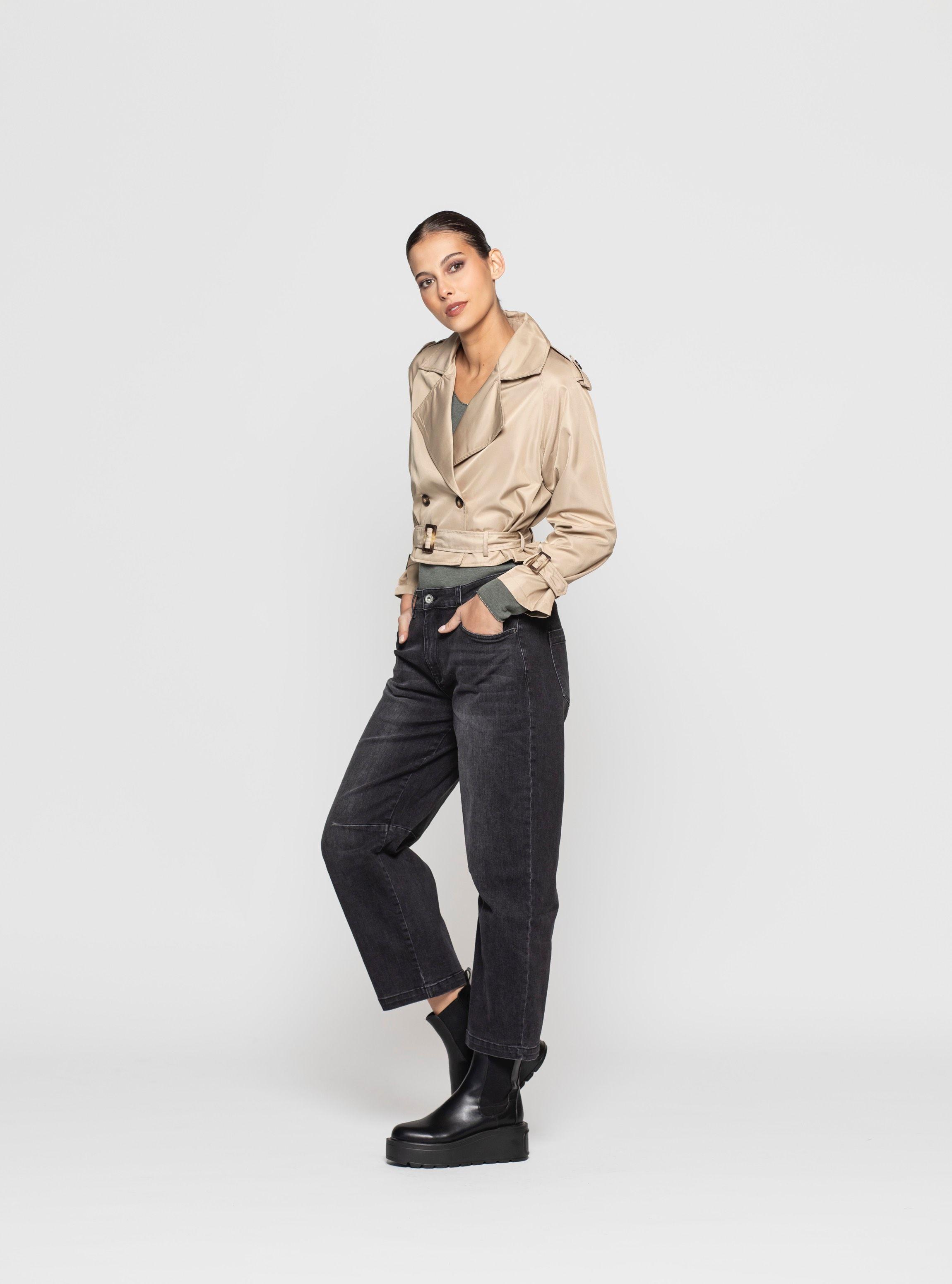 Chaqueta Mujer Veyra Beige Lineatre-2