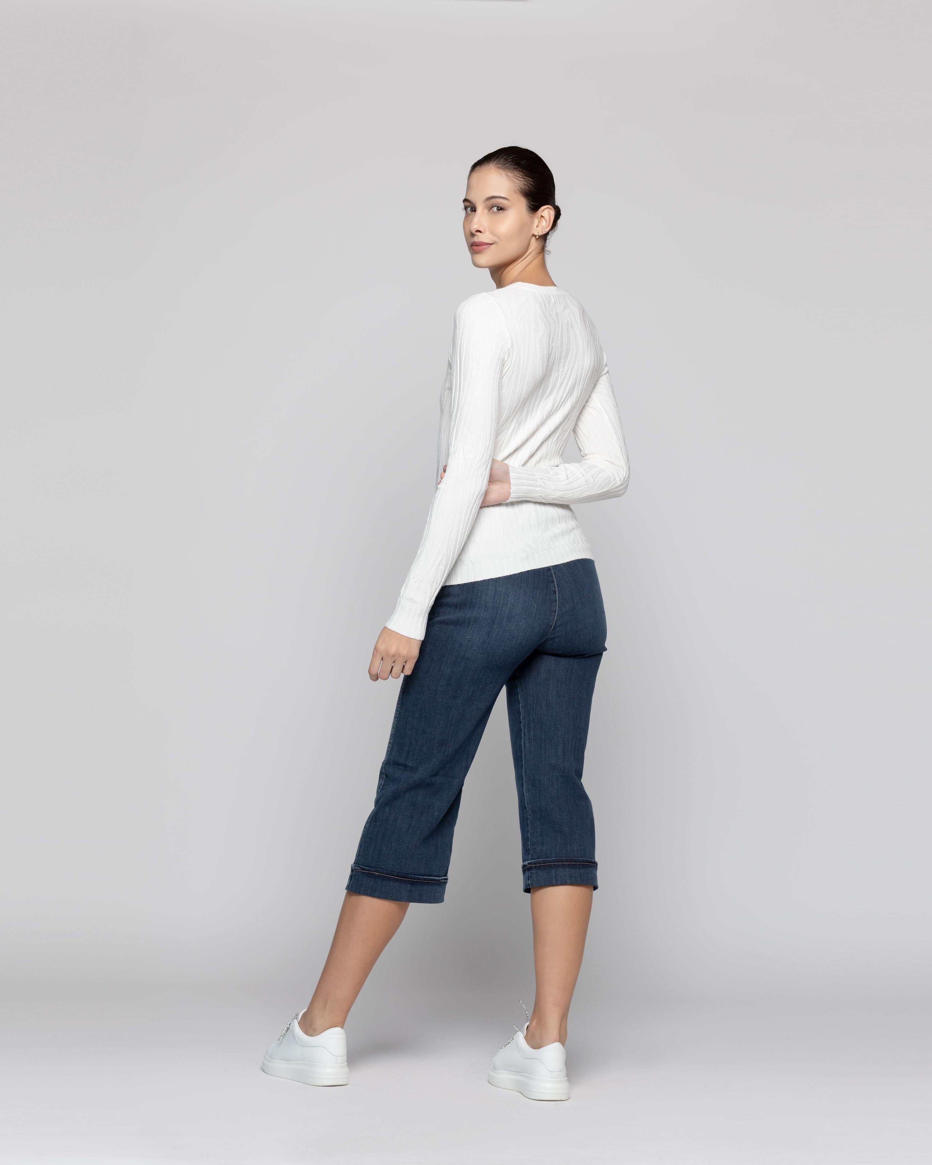Sweater Mujer Noemi Blanco Lineatre-2