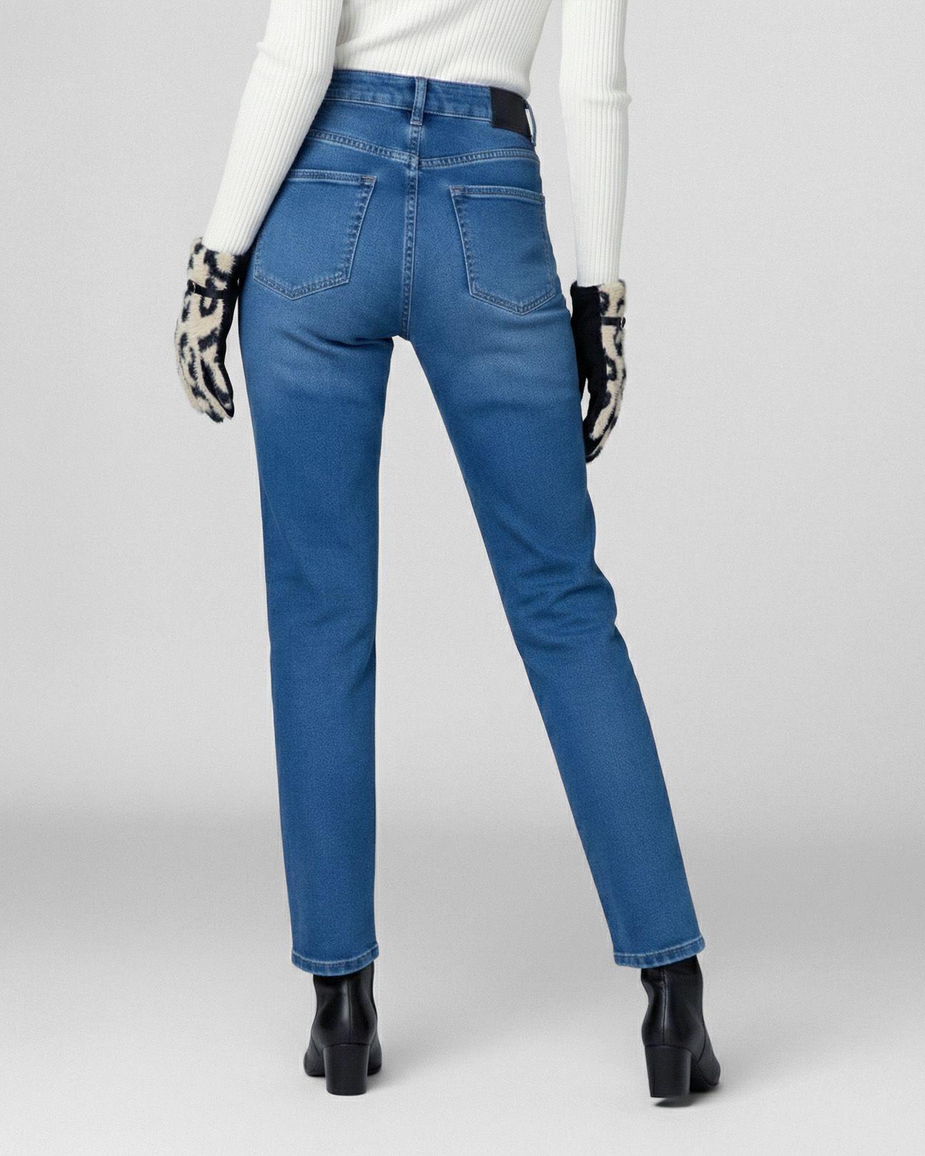 Guante Mujer Daniela Negro Lineatre-2