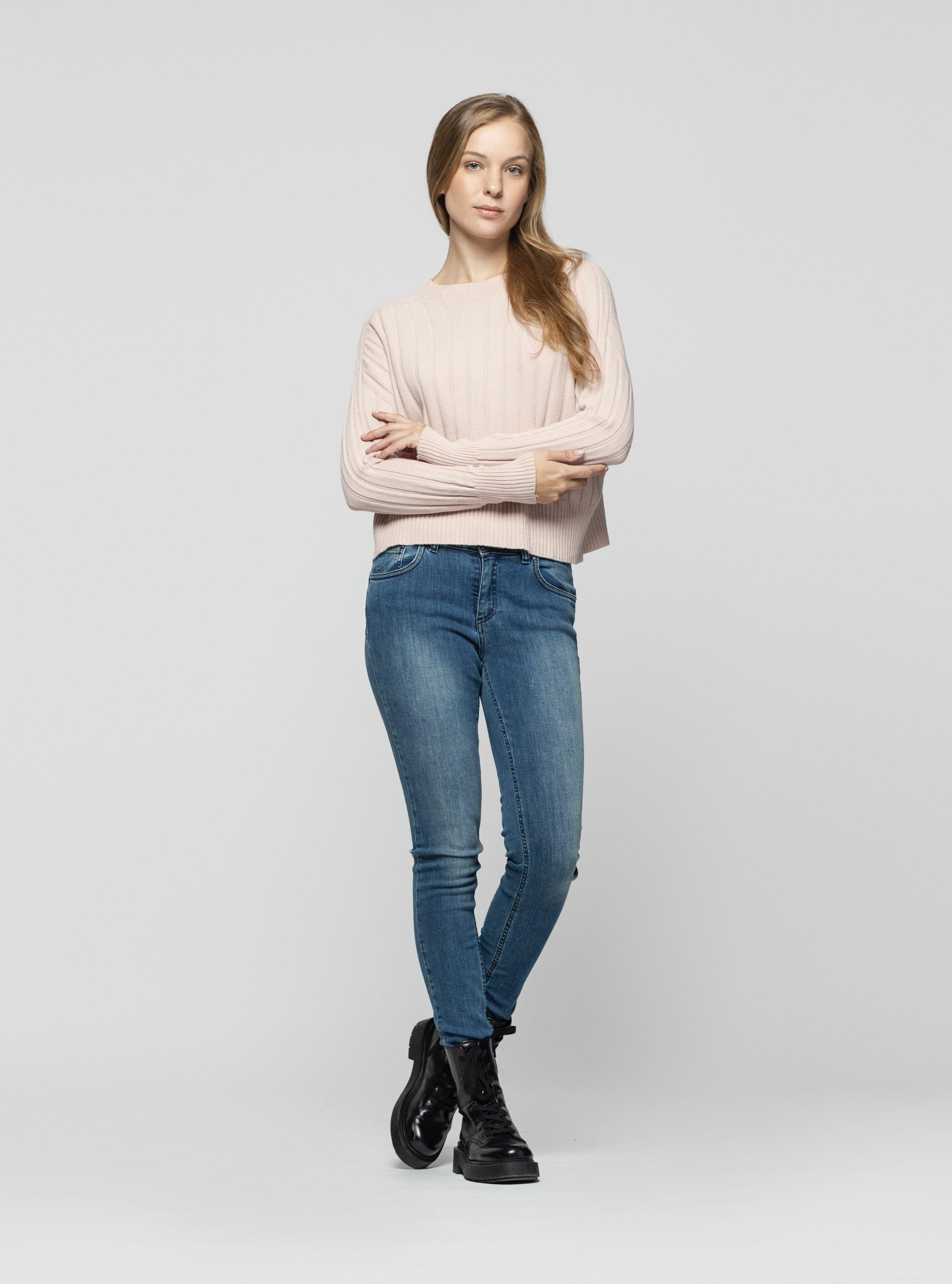 Sweater Mujer Selena Rosa Lineatre-2