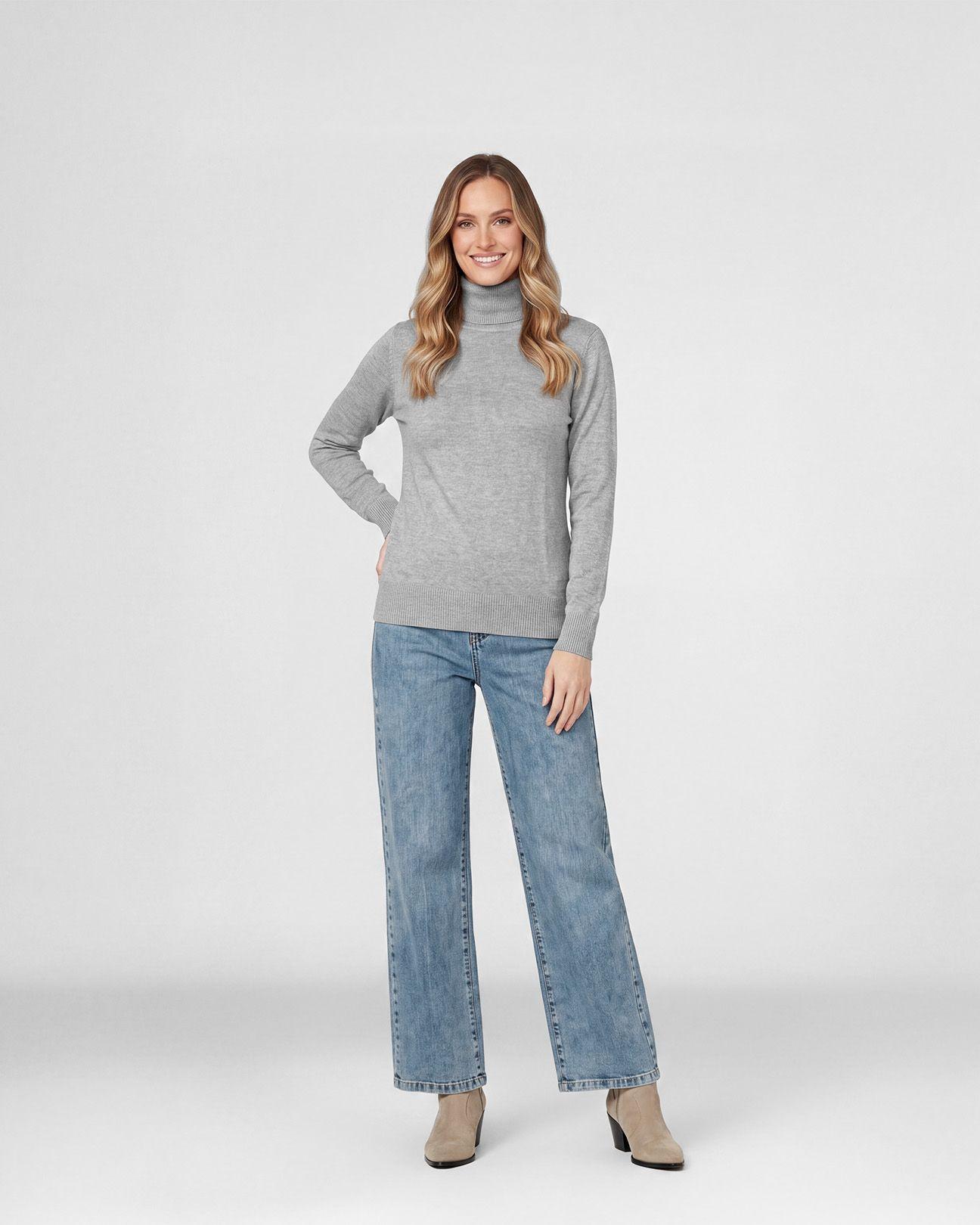 Sweater Mujer Magdalena Beige Lineatré-3