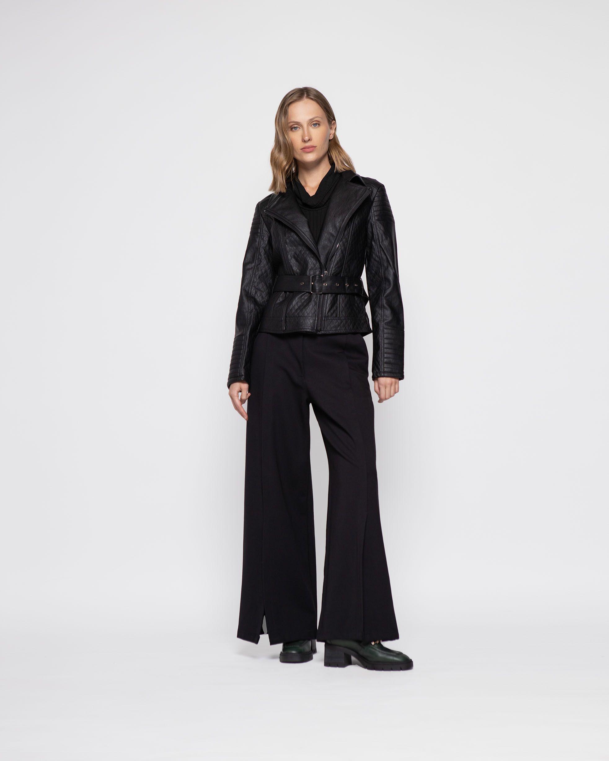 Chaqueta Mujer Orquidea Negro Ludovica-2