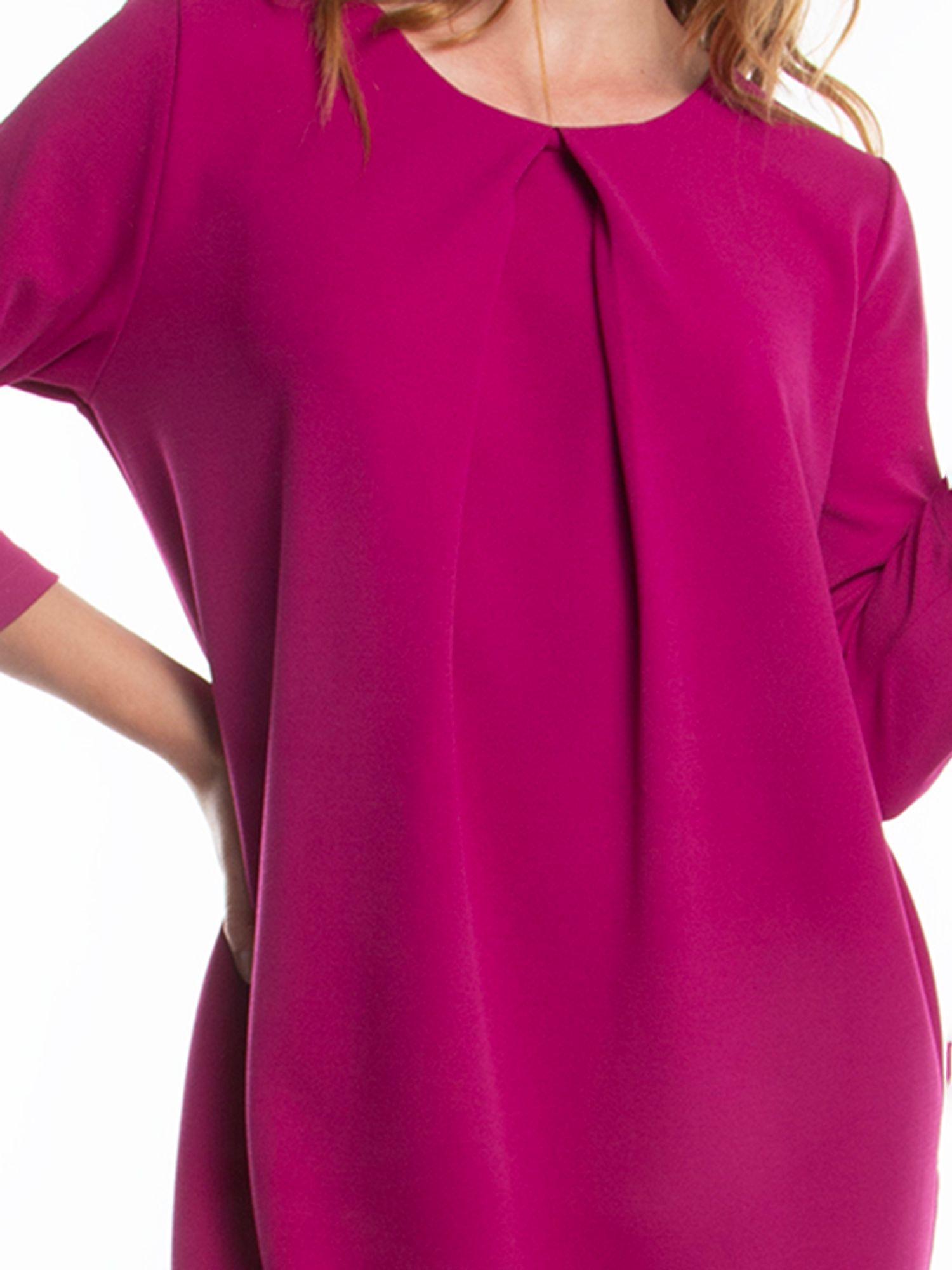 Vestido Magenta Lineatre-2