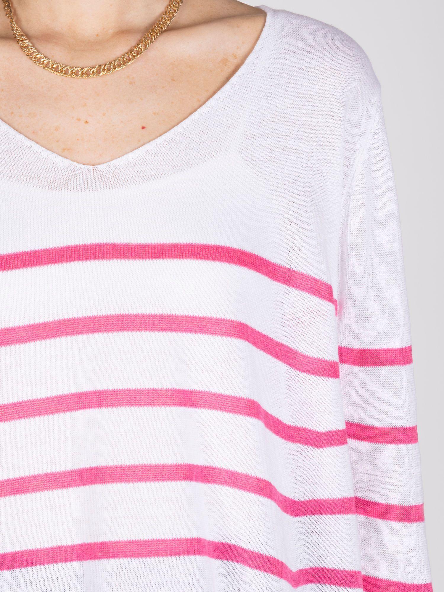 Sweater Navy Cuello En V Lineatre-2