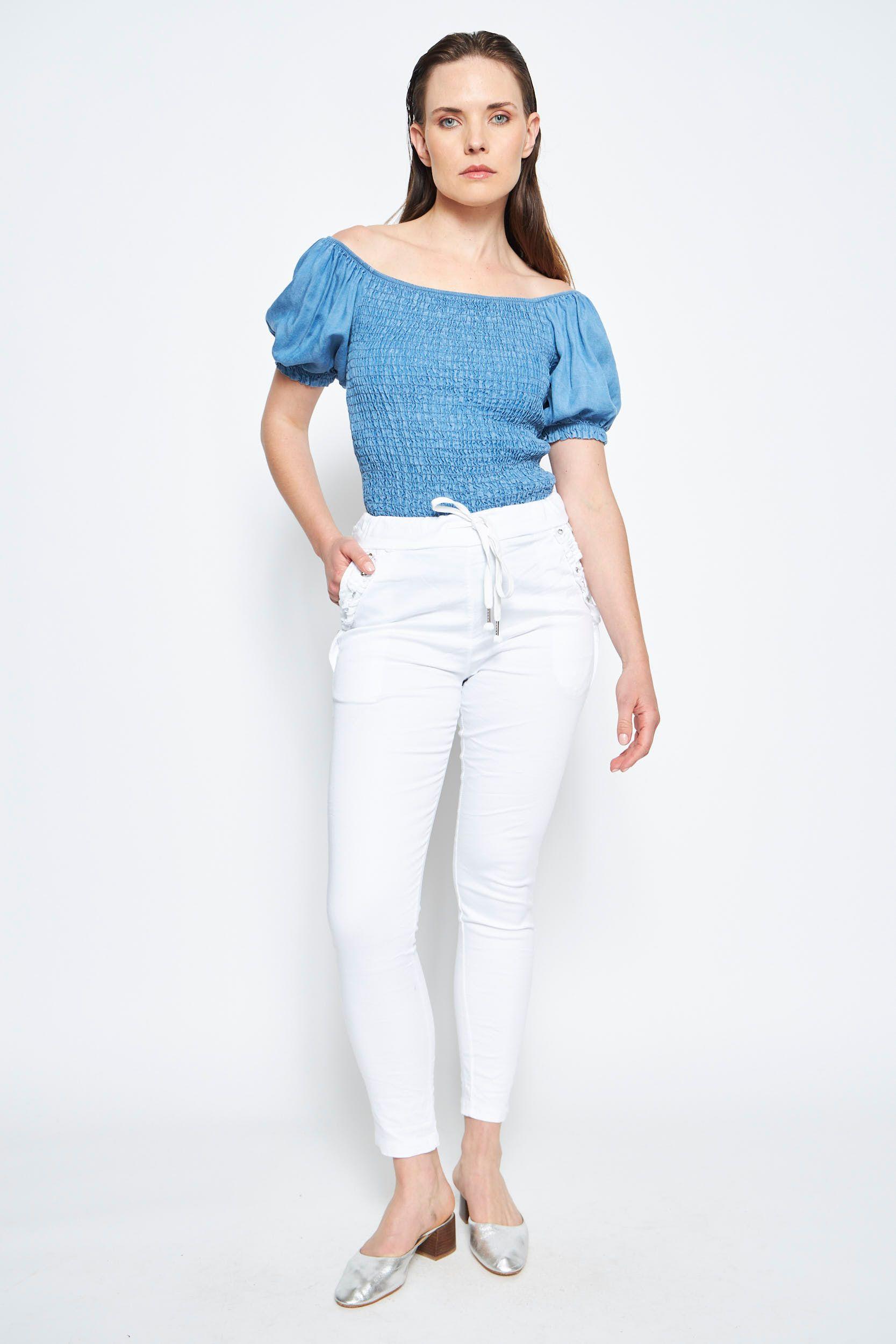 PANTALON YIRA BLANCO Lineatre-0