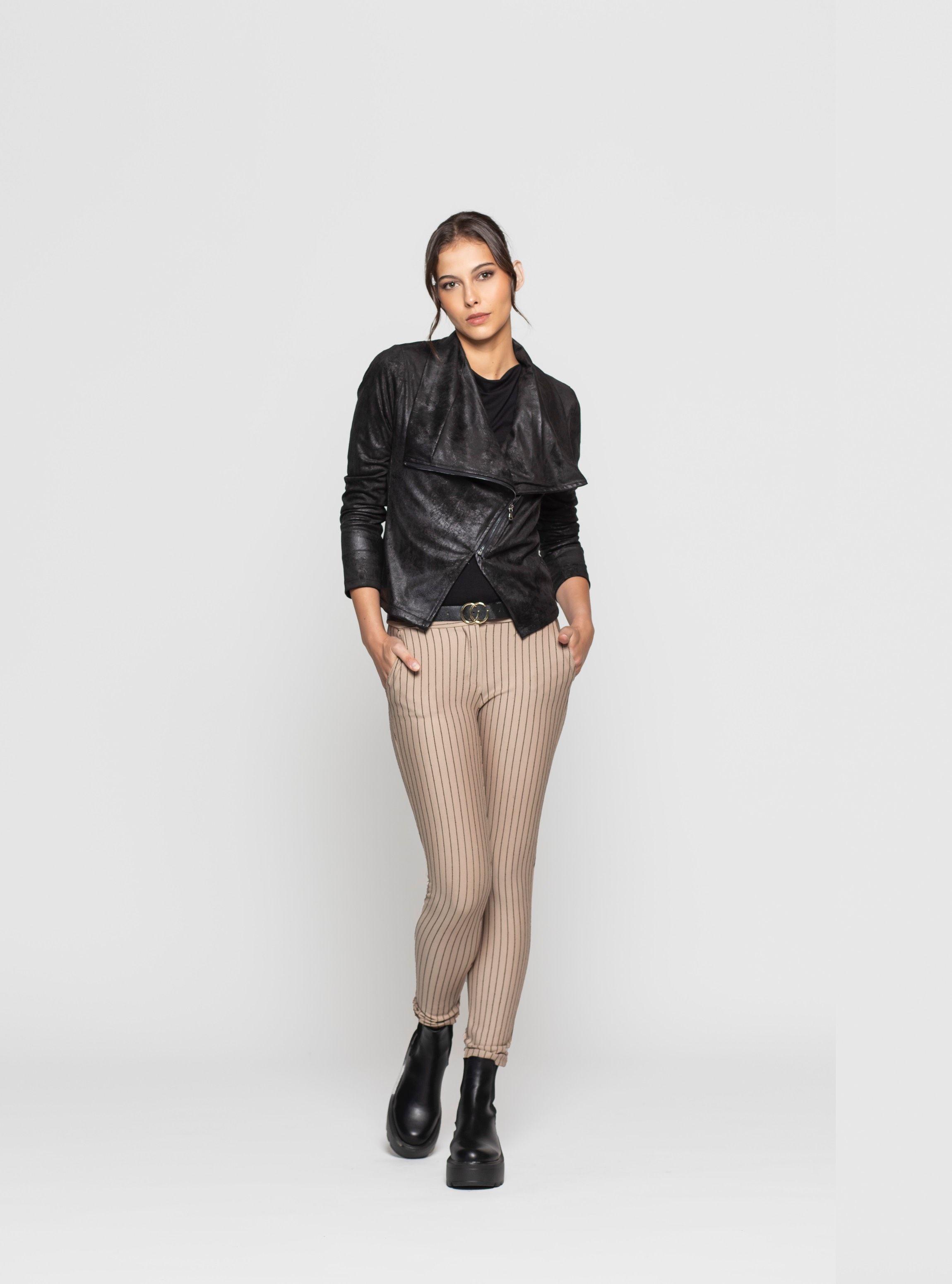 Chaqueta Mujer Sorya Negro Lineatre-1