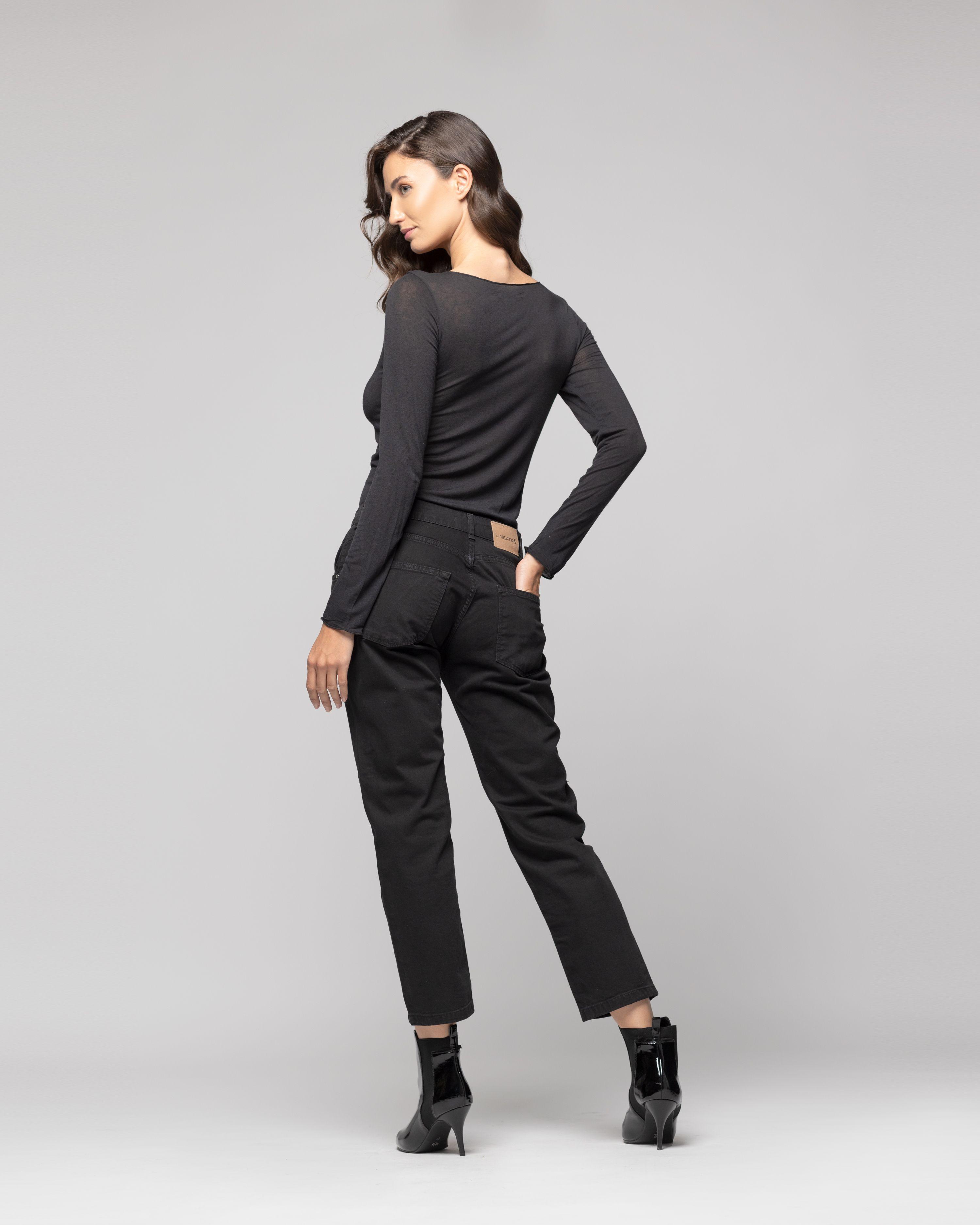 Polera Mujer Donata  Negro Lineatre-2